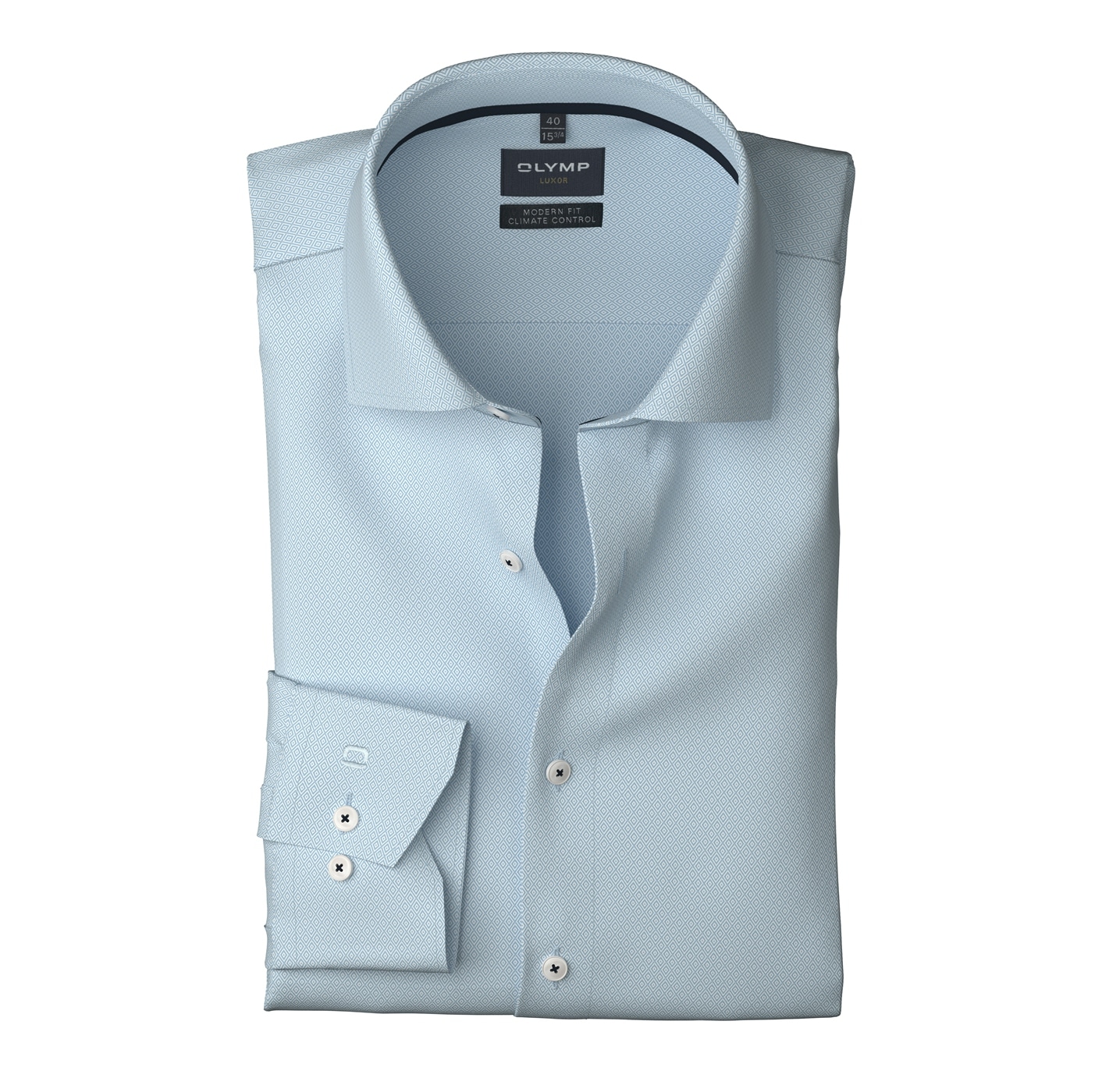 OLYMP Chemise à manches longues »Luxor 24/Seven« Climate Control, modern fit, Businesshemd, Global Kentkragen