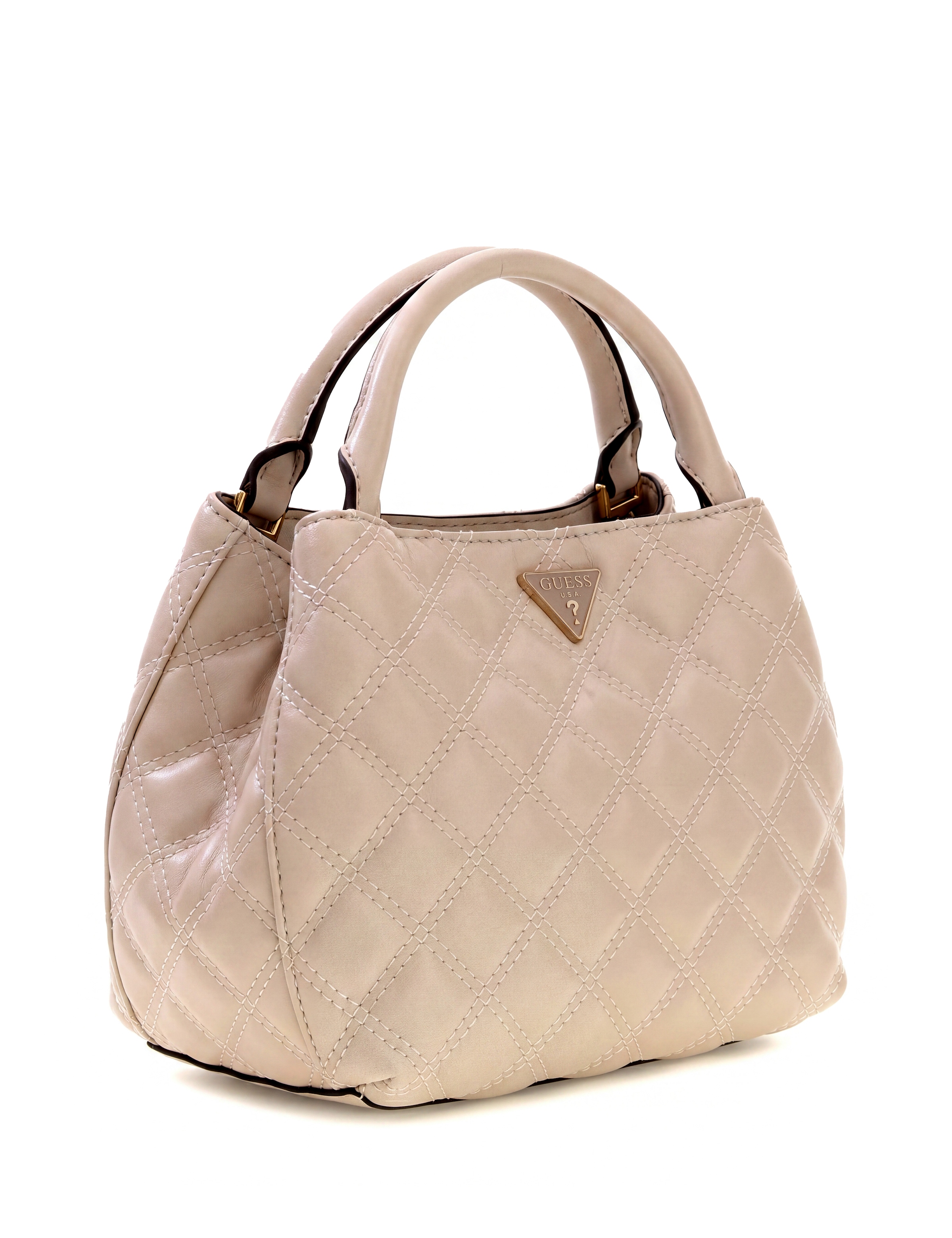 Guess Sac à bandoulière »JULIET MINI SATCHEL« Sac à main pour femme, sac bandoulière avec élégant logo triangulaire