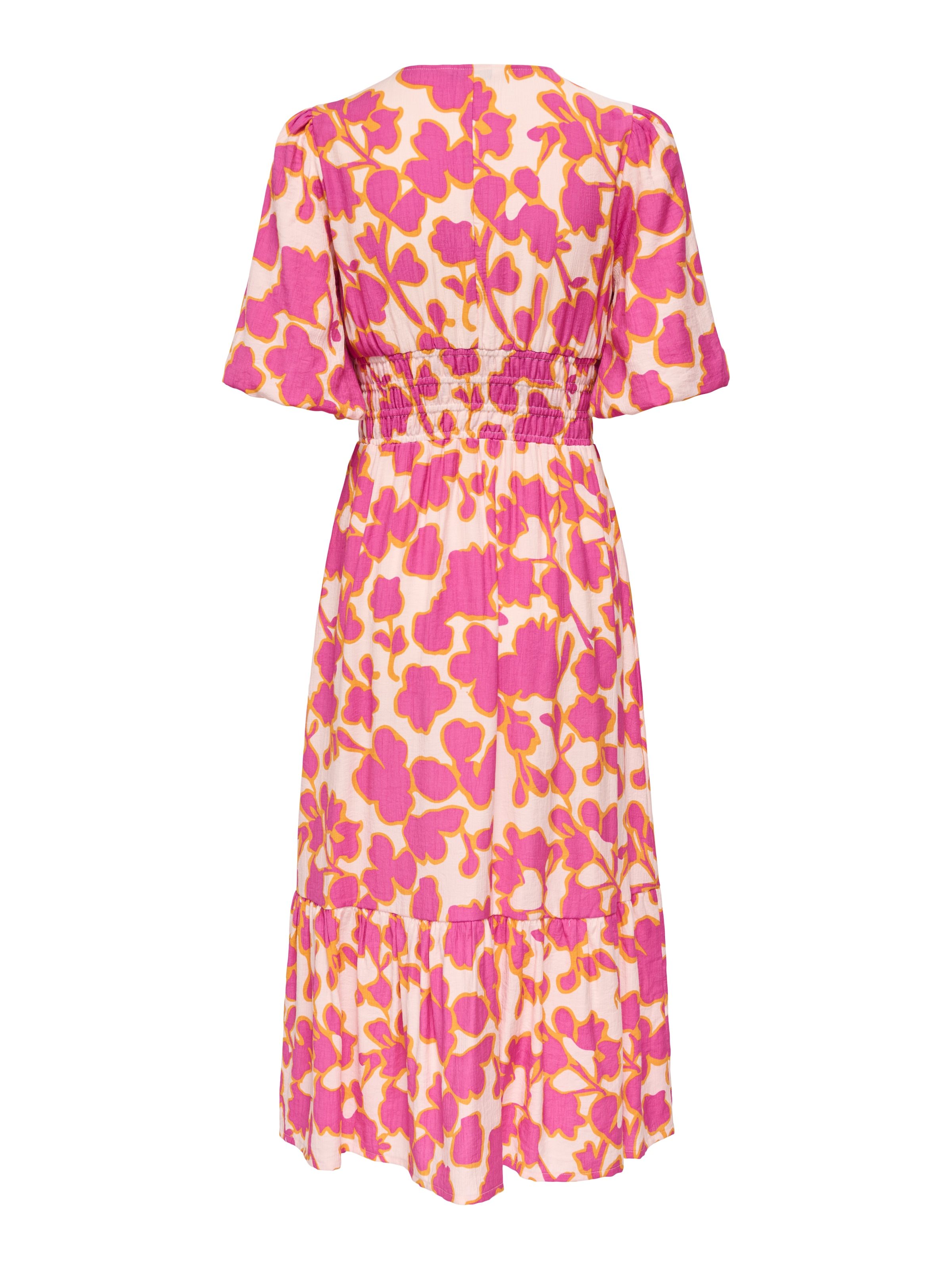 ONLY Robe imprimée »ONLAURI MIKASI S/S MIDI DRESS WVV EX« mélange viscose, coupe régulière