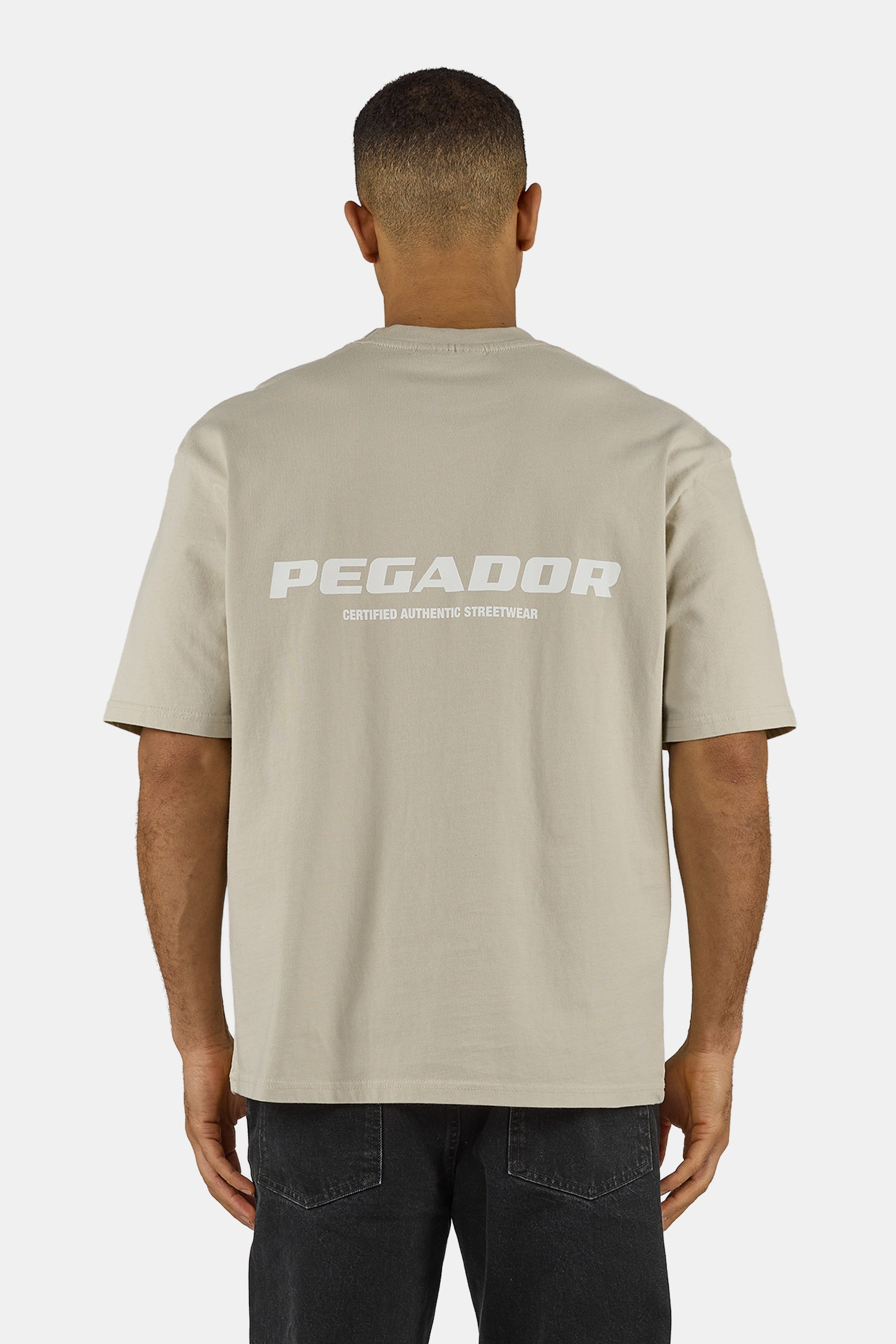 PEGADOR Shirt à col rond »COLNE LOGO OVERSIZED TEE« Coton, oversize