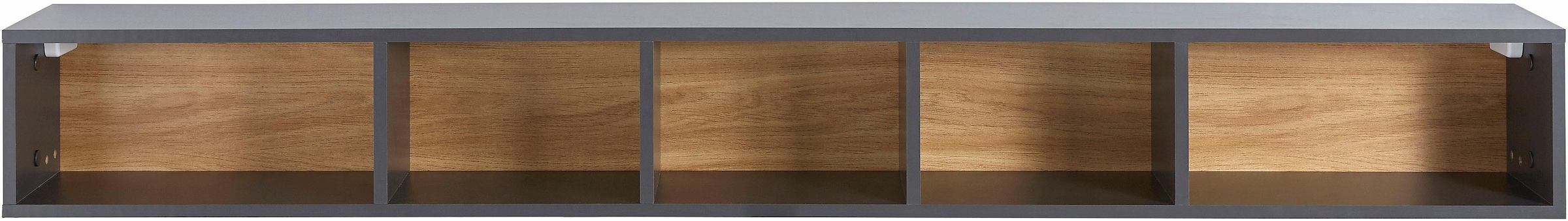 INOSIGN Wandregal »Toledo,Breite 169 cm stilvolle Deko-Wandregal« Wandregal mit 5 Fächern, viel Stauraum, Masse 169/20,5/19 (B/H/T)