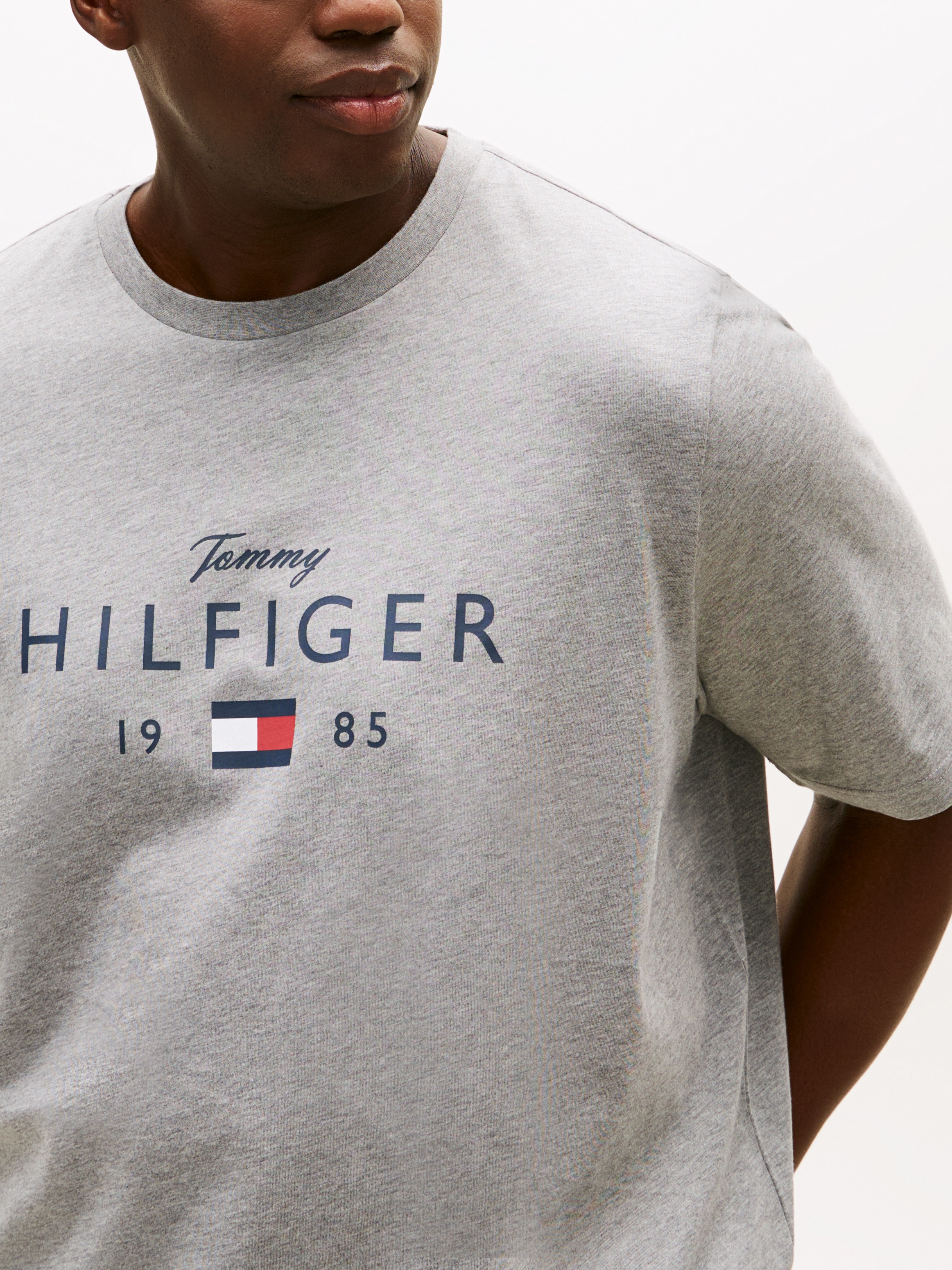 Tommy Hilfiger Big & Tall T-Shirt »BT-BRAND LOVE BIG HILFIGER« Rundhals, normale Passform, Grosse Grössen