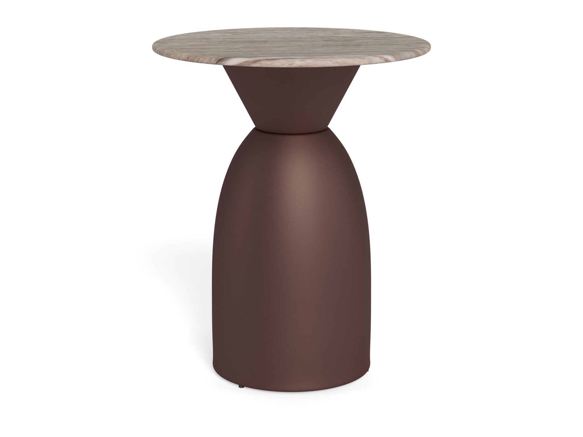 ACTONA GROUP Table d'appoint »Ferrol, Tisch, Beistelltisch« gris, marbre, colonne, 40x50 cm