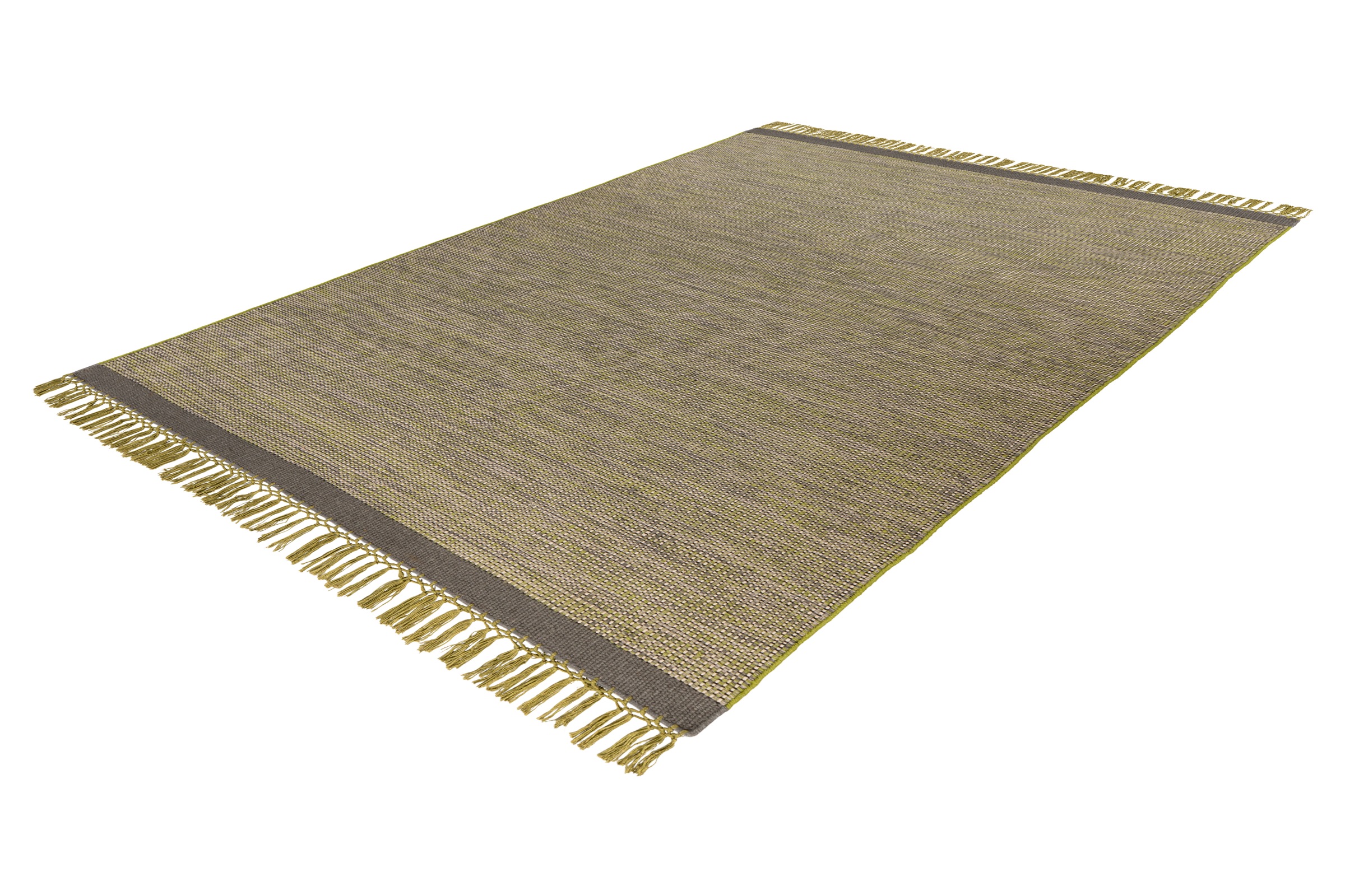 Arte Espina Tapis »Nomad 8064« Rectangulaire 11 mm Höhe Handgemachter Fransenteppich in neutralem Design