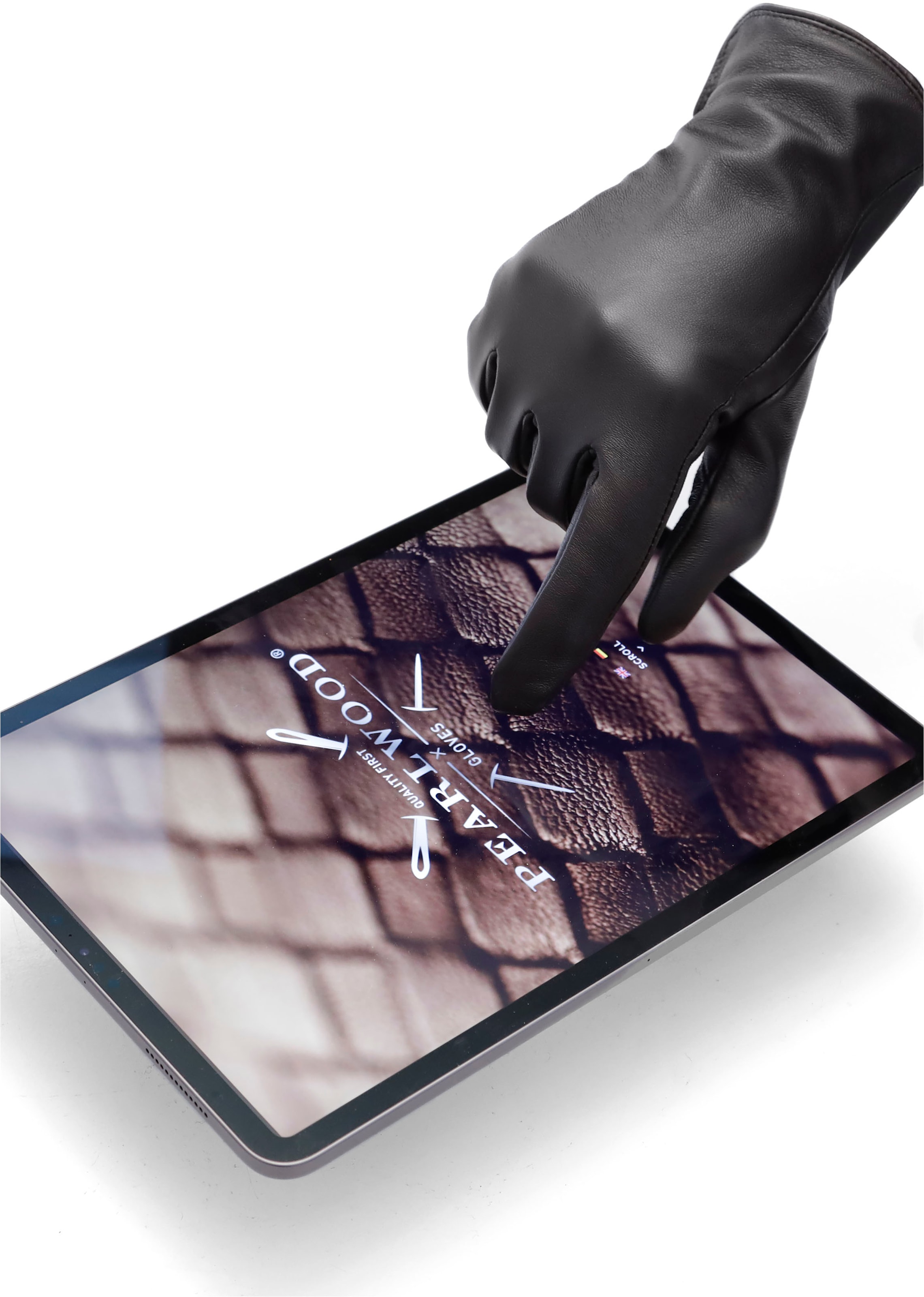 PEARLWOOD Lederhandschuhe »PAM« 1 Paar,  weiches Fleece-Innenfutter, Temperaturregulierend, Seitenschlitz