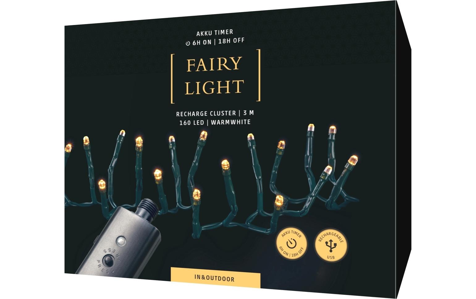 STT LED-Lichterkette »Recharge« 160 Stk.-flammig