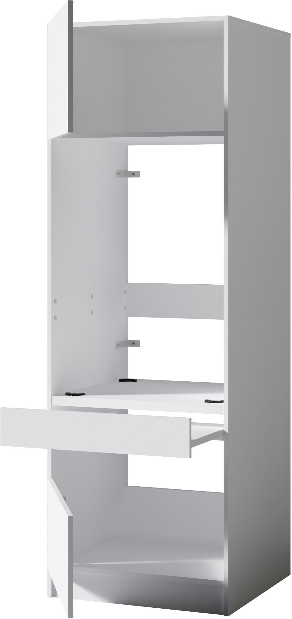 BASIC by Balculina Waschmaschinenumbauschrank »Washhome B/T/H 68x200x68 cm« 1 Stk. tlg. Breite 68cm, ausziebarer Tablerboden