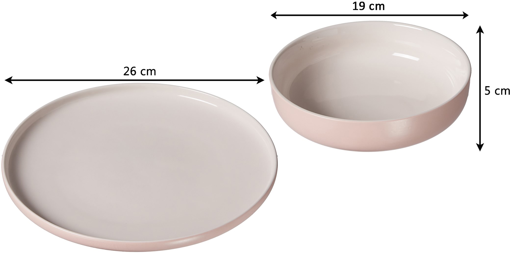 Ritzenhoff & Breker Tafelservice »Teller Set, Geschirr-Set Jasper« Scandic Style, 8 Teile, für 4 Personen