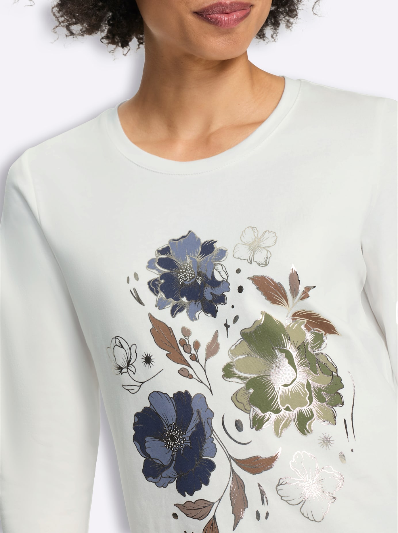 heine 3/4-Arm-Shirt »Druck-Shirt« 1