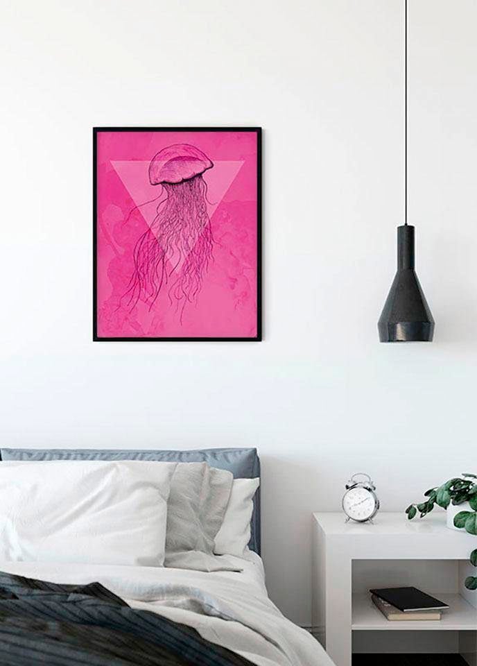 Komar Image »Jellyfish Pink« 1 cuis tlg. Wandbild zur Dekoration - ohne Rahmen