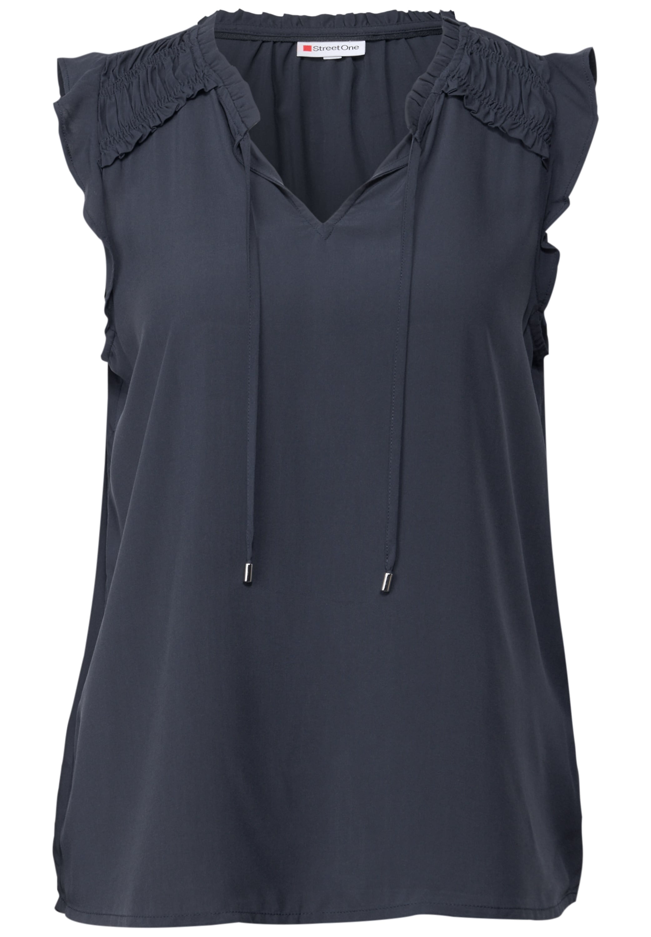 STREET ONE Top chemisier , mit Rüschendetails am Armansatz
