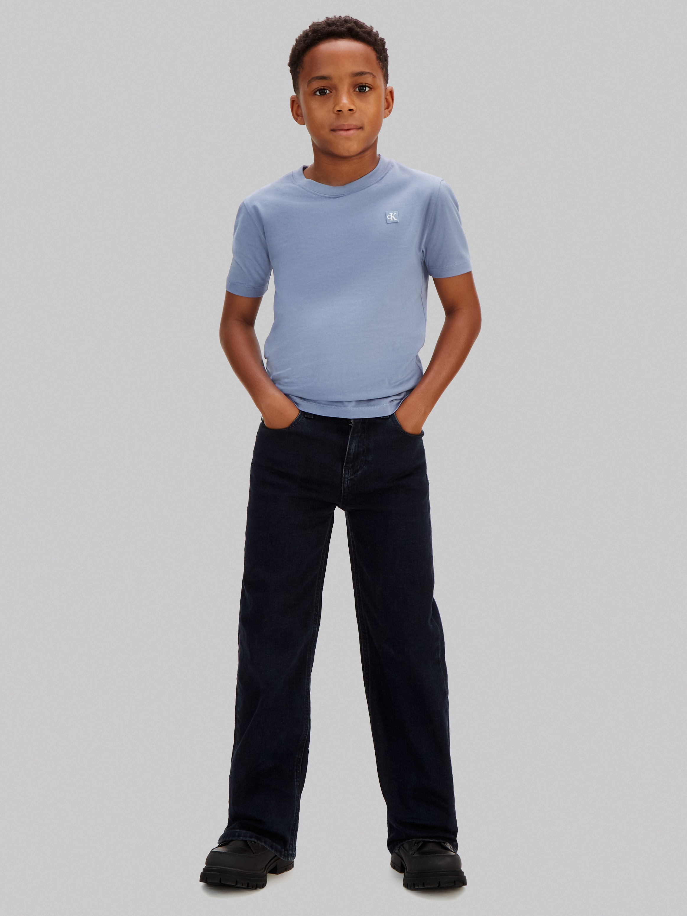 Calvin Klein Jeans T-Shirt »MONO MINI BADGE T-SHIRT« Regular fit für Kinder