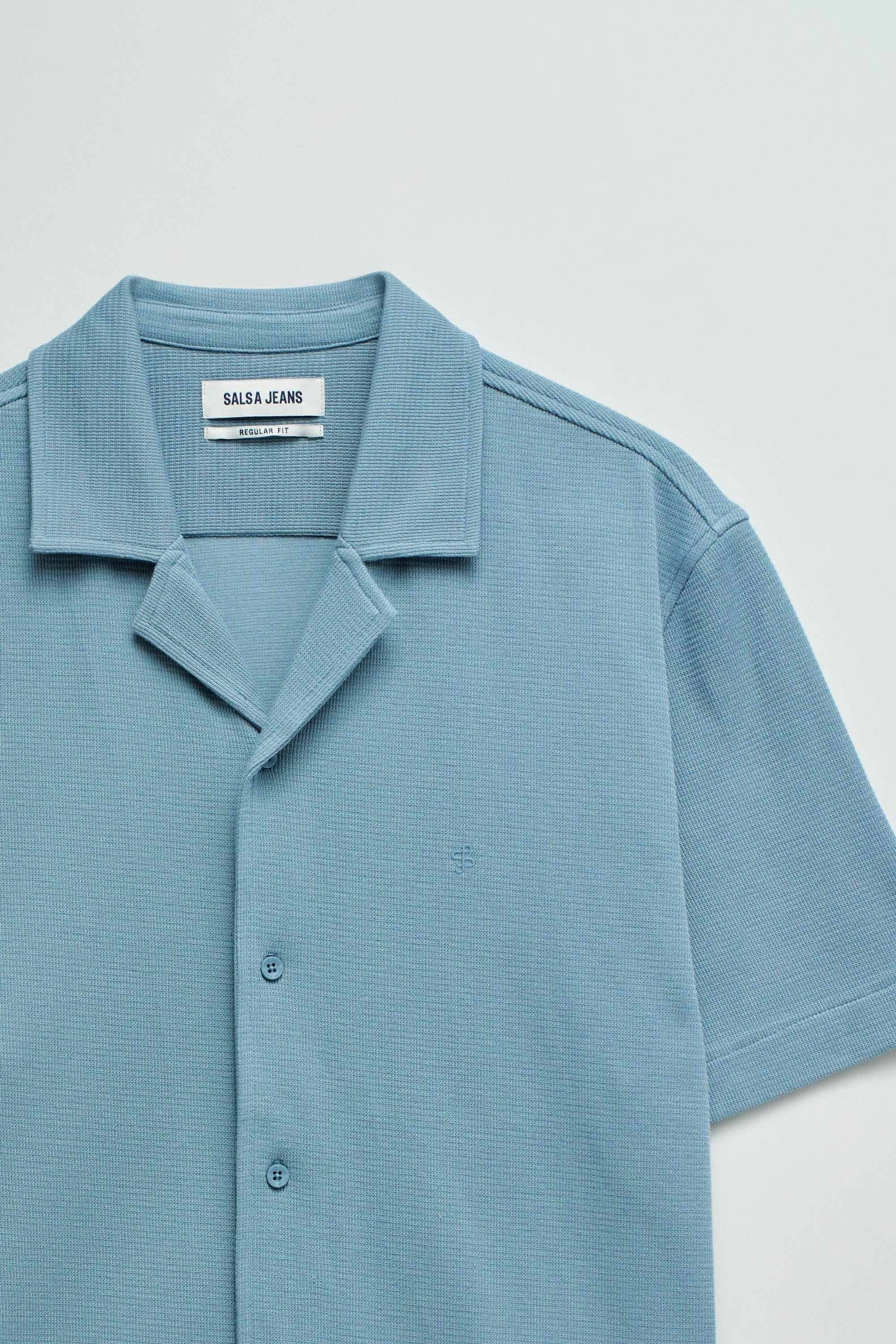 Salsa Kurzarmhemd »Salsa Jeans Kurzarmhemd Textured Waffle«