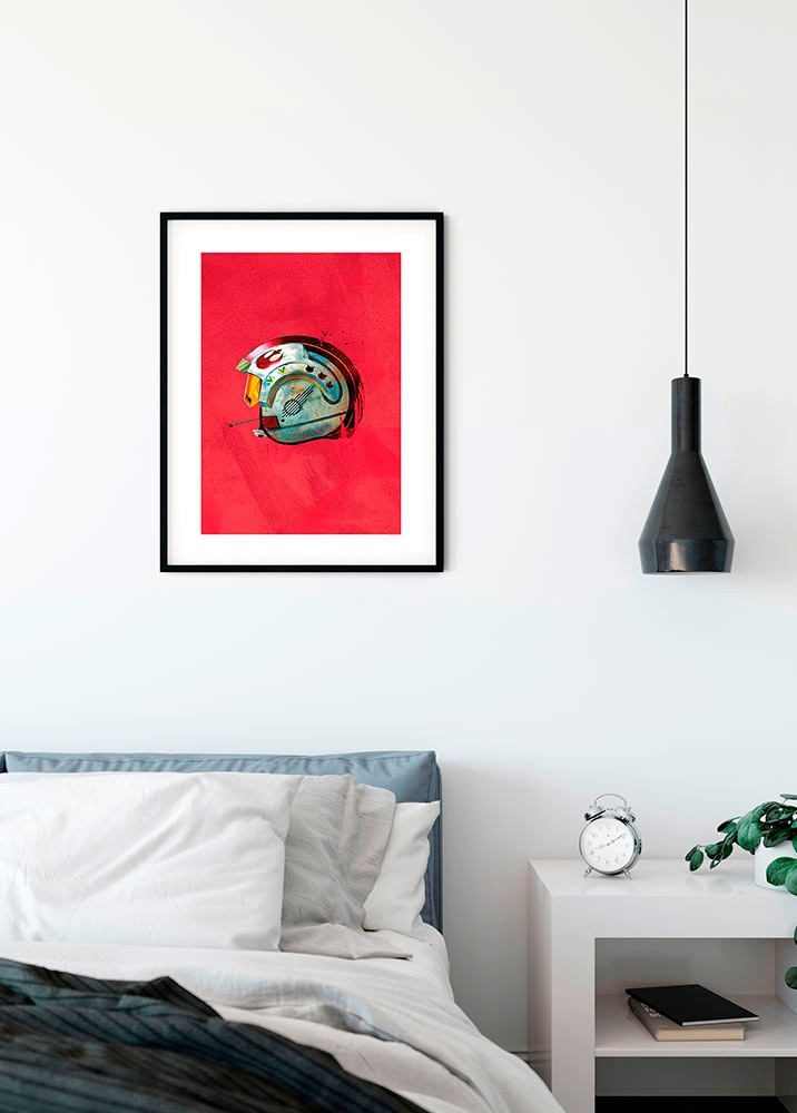 Komar Image »Star Wars Classic Helmets Rebel Pilot« 1 cuis tlg. Wandbild zur Dekoration im Kinderzimmer - ohne Rahmen