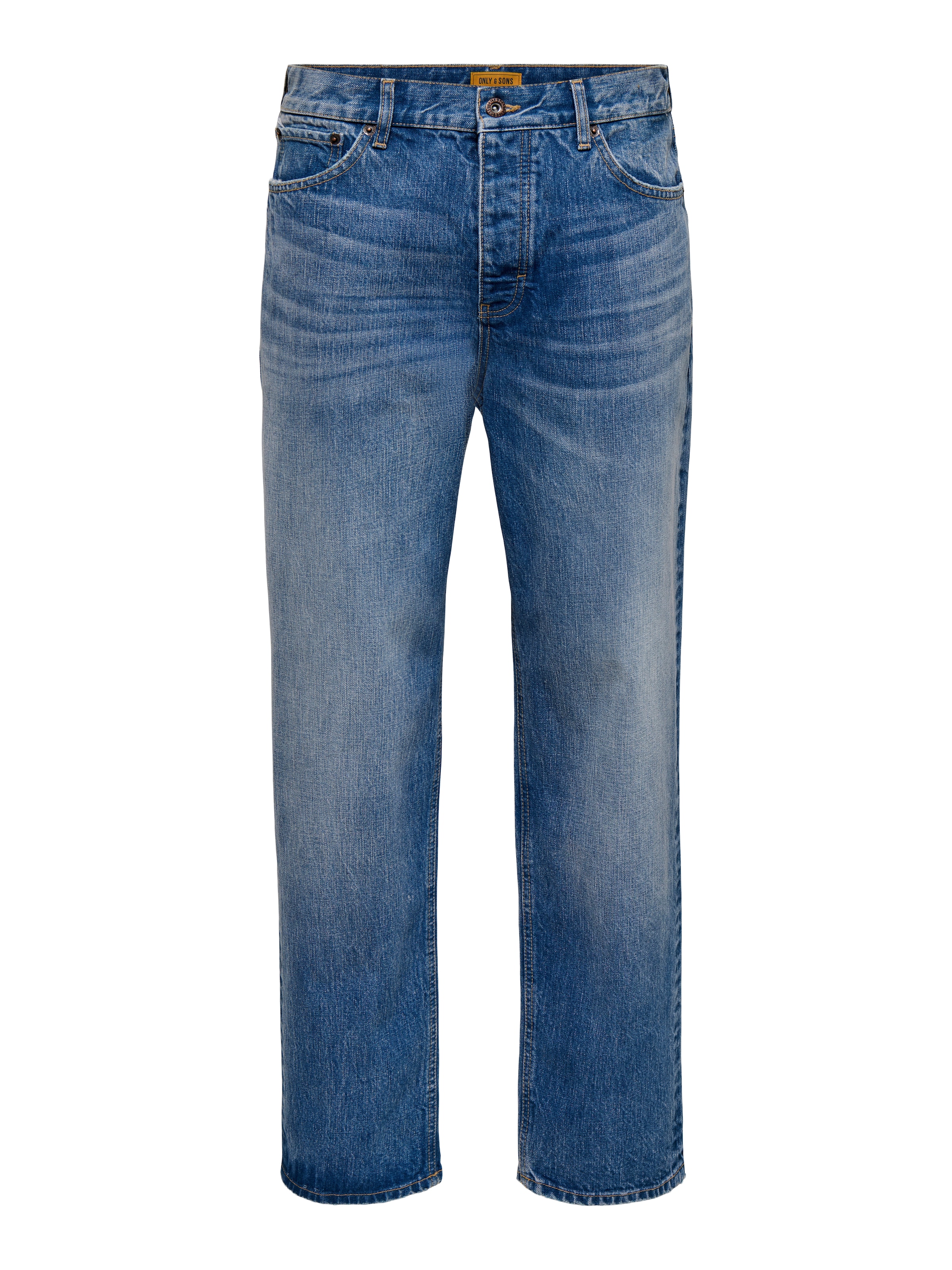 ONLY & SONS »ONSFADE LOOSE BOX TAI DNM MU OTL« Baumwolle, relaxed fit