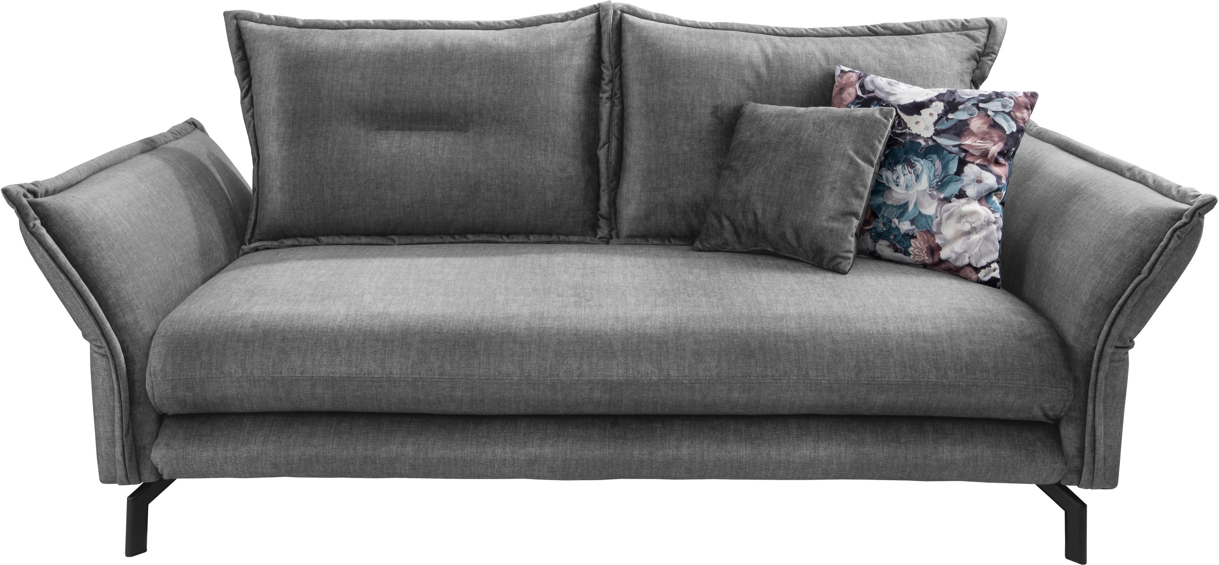 Home affaire Canapé d'angle »Lazio modern und bequem, schmale Armlehnen, tolle Detailverarbeitung« accoudoirs réglables