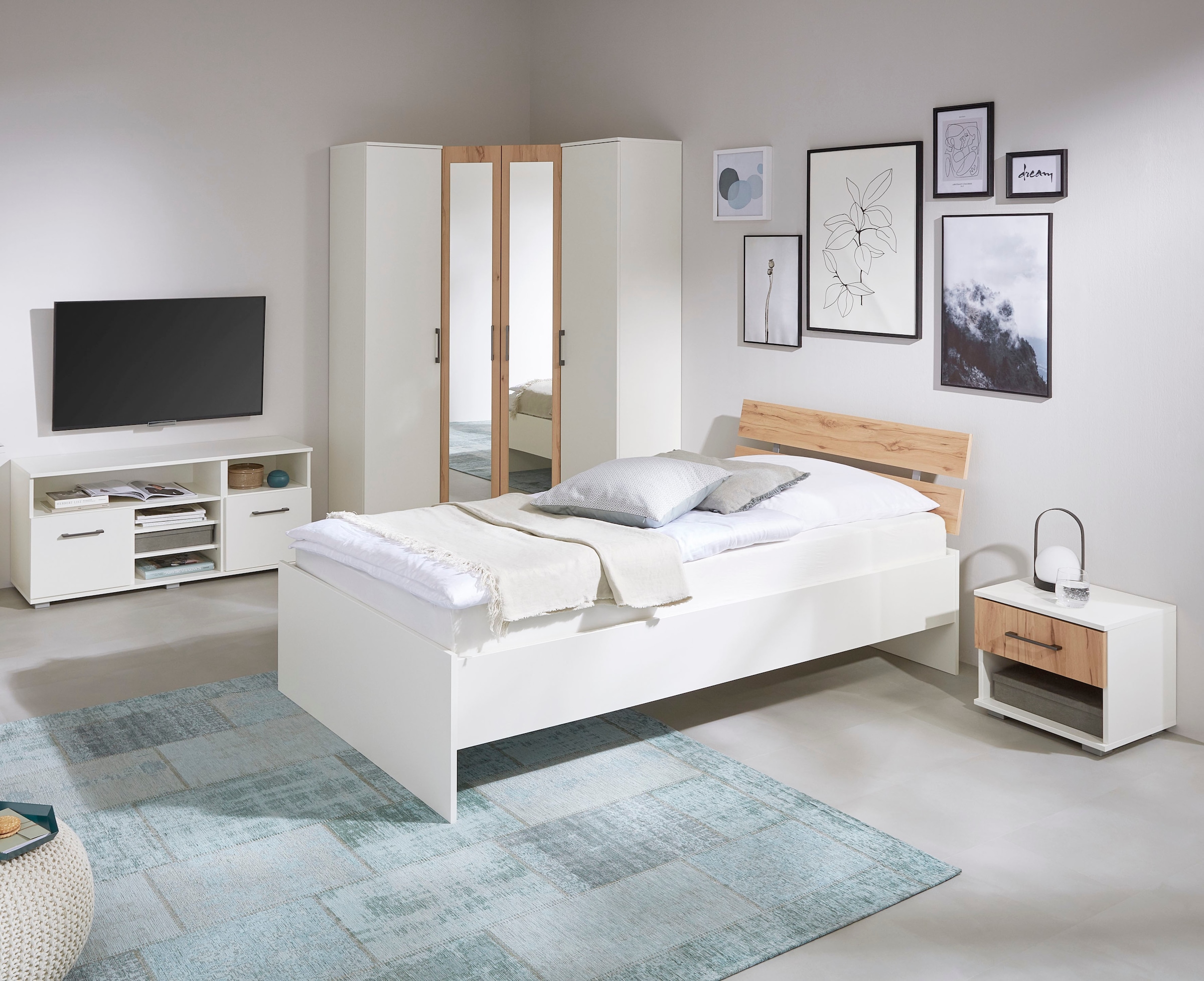 priess Set de chambre d'adolescent »Lissabon« 6 cuis tlg. ensemble de 6 pièces