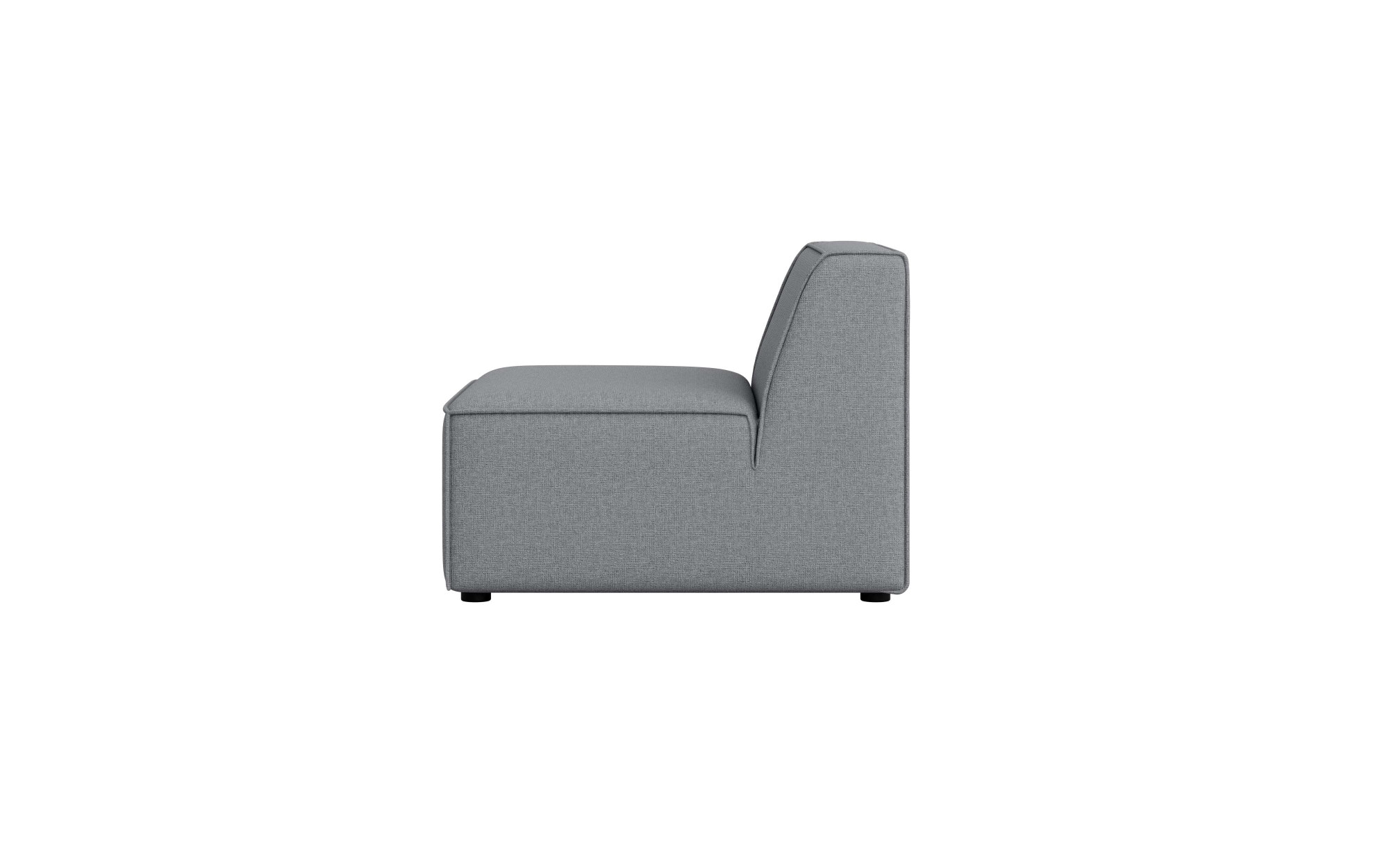 GOODproduct Fauteuil »Bequemer Sessel Cavan, Masse B/T/H: 90/90/72 cm« ohne Armlehne, mit Wellenunterfederung, auch in Bouclé