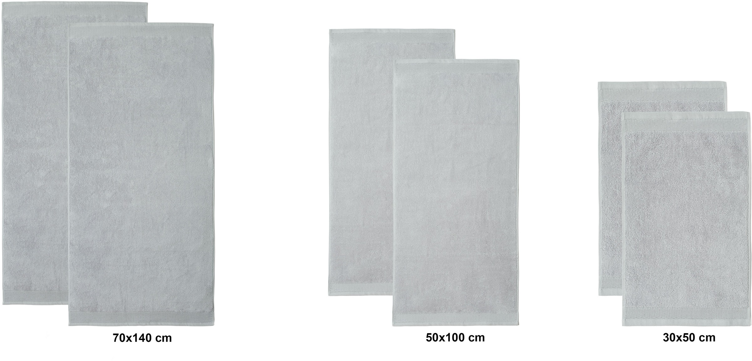 GOODproduct Handtuch Set »Fenya, flauschig und weich, Premium Handtücher, 550 gr/m²« Set 6 Stk. Walkfrottier mit Bordüre, Set, 100% Baumwolle, Hotel-Qualität, 5 Jahre Garantie