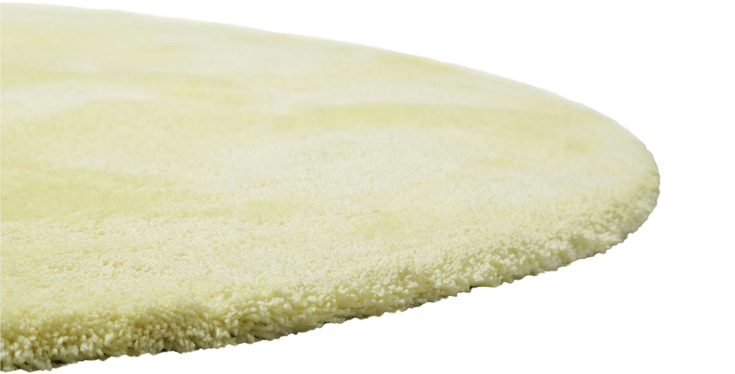 Homie Living Tapis »Pisa« Rond 25 mm Höhe Hochflor, Microfaser, uni, weich, Shaggy, Wohnzimmer, Schlafzimmer