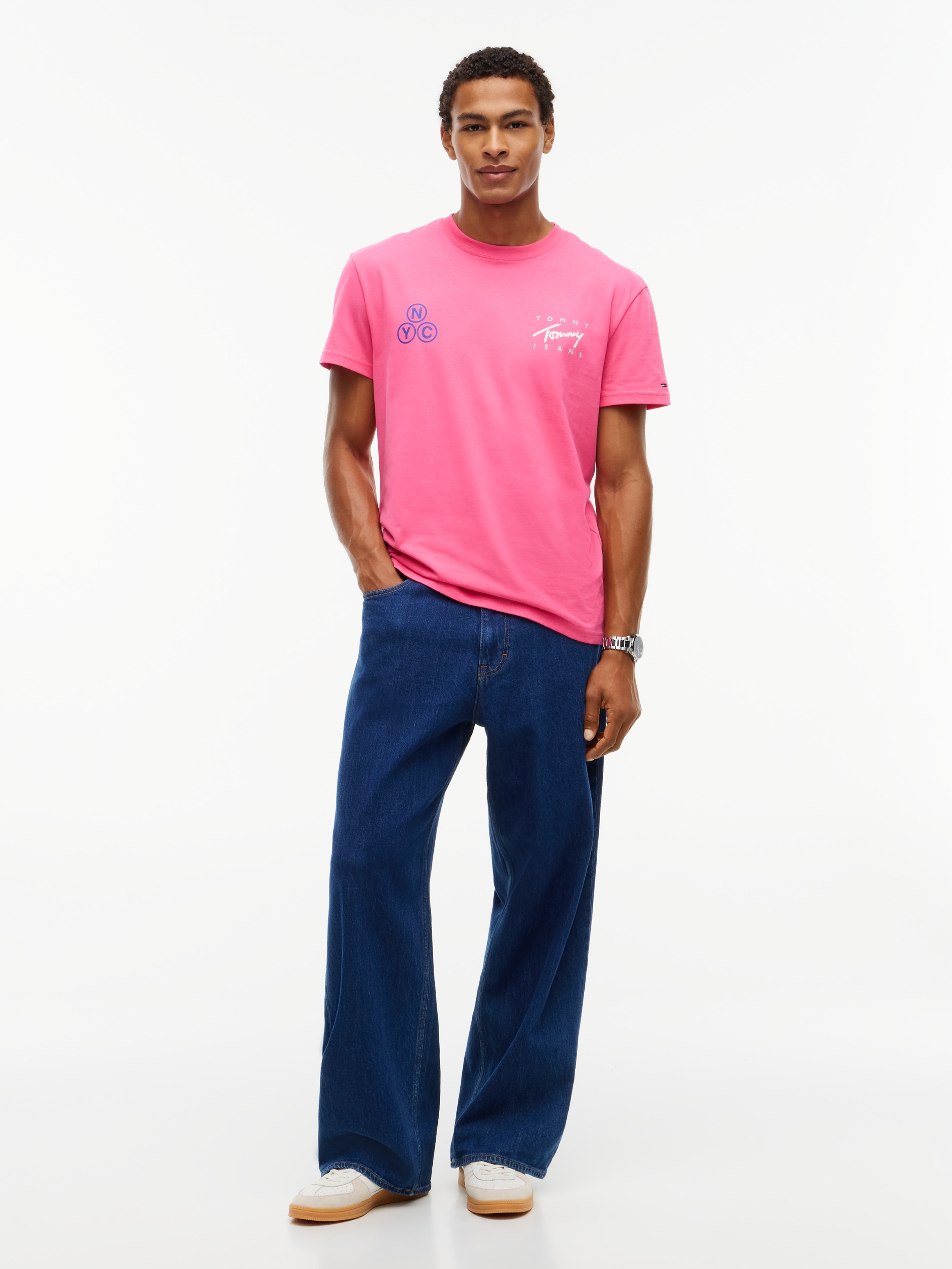 Tommy Jeans T-shirt »REGULAR SIGNATURE PLAY TEE« Coupe régulière avec imprimé