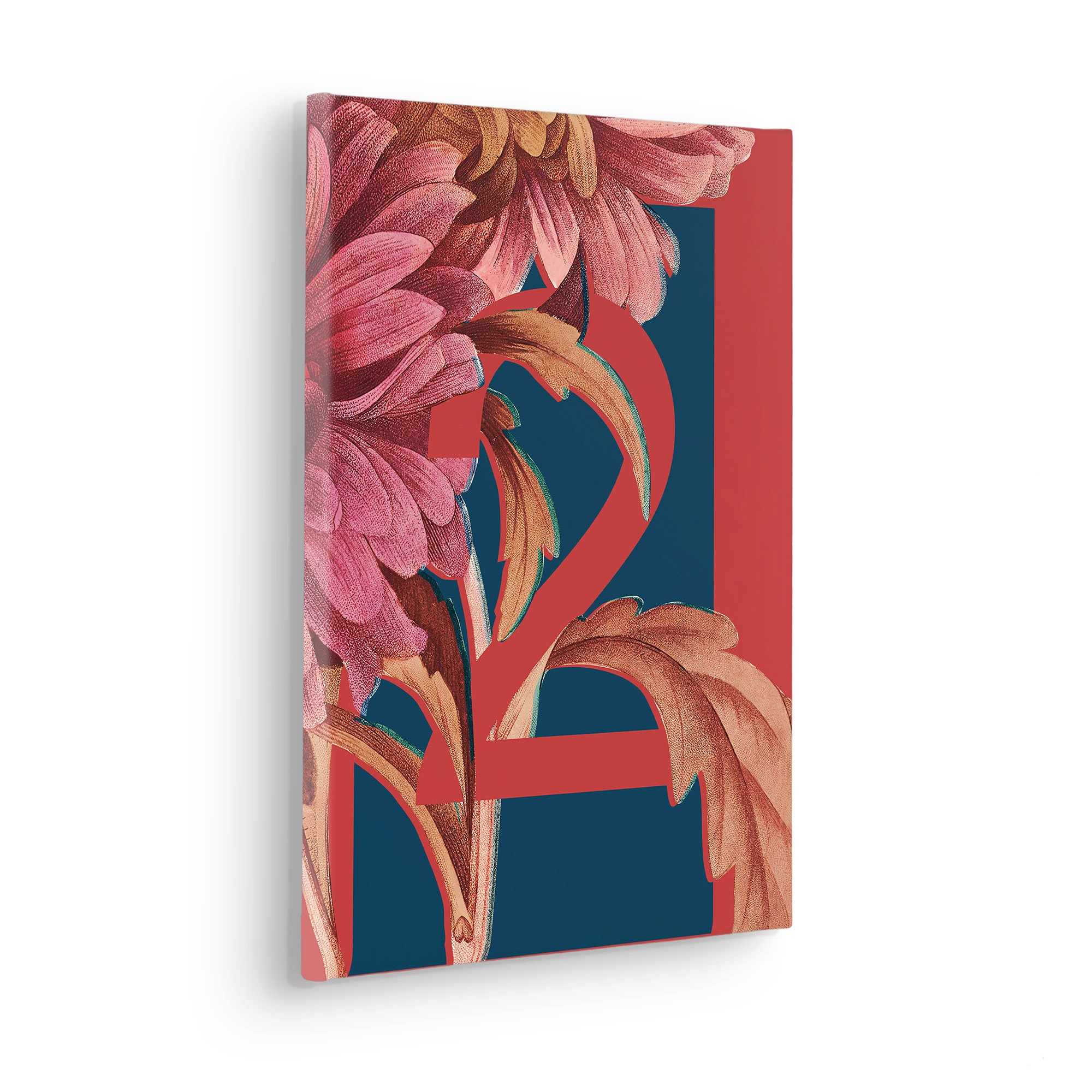 Komar Tableau sur toile »Number 2 - Grösse 30 x 40 cm« 1 cuis tlg. Keilrahmenbild mi Echtholzrahmen