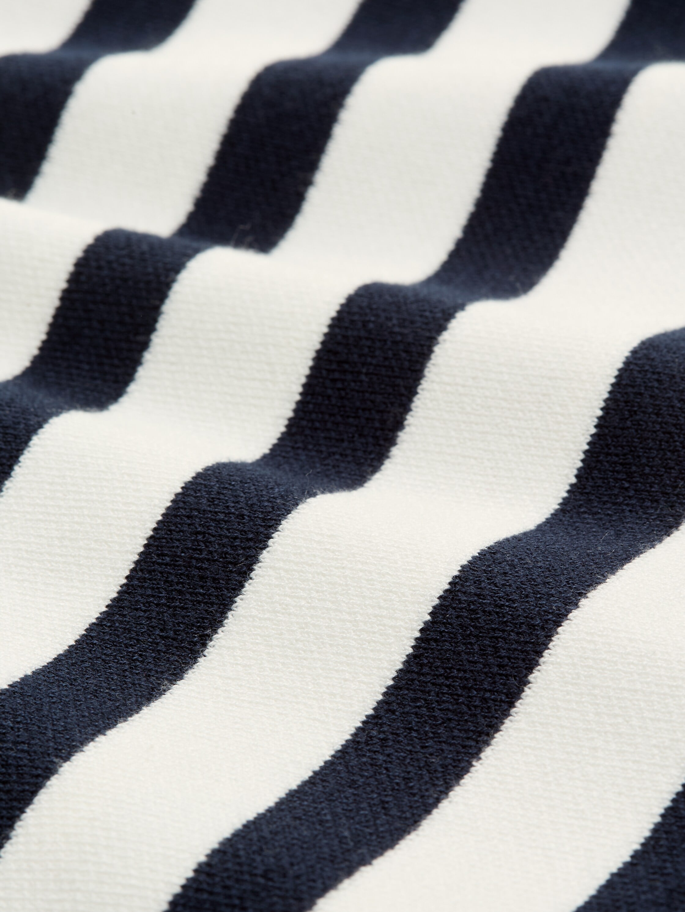 TOM TAILOR V-Ausschnitt-Pullover mit Streifen Muster