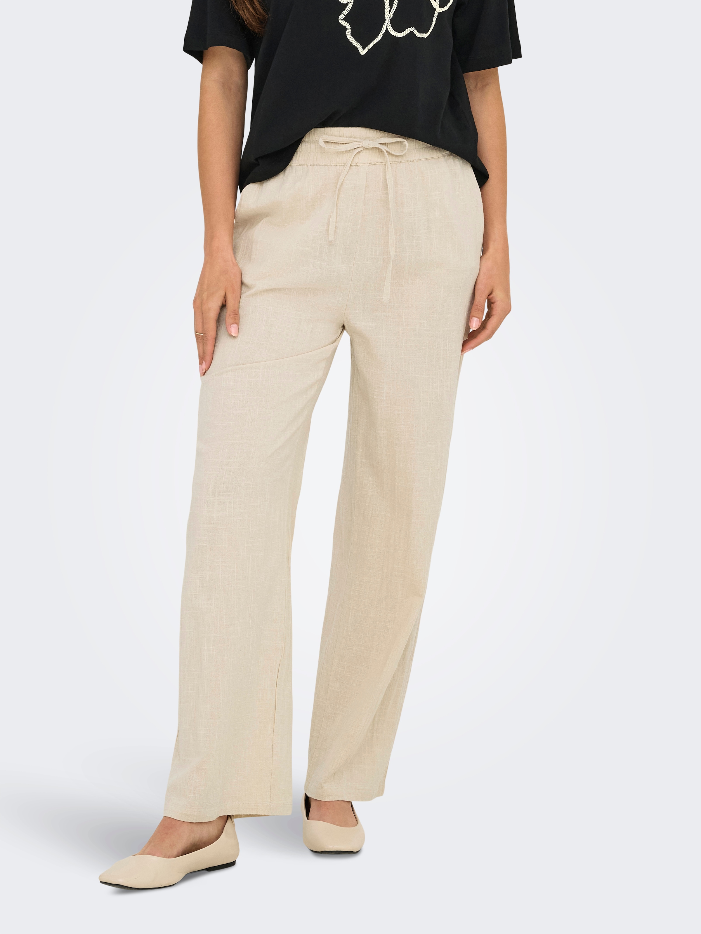 ONLY Schlupfhose »ONLTIZANA COTTON LOOSE PANTS WVN NOOS«