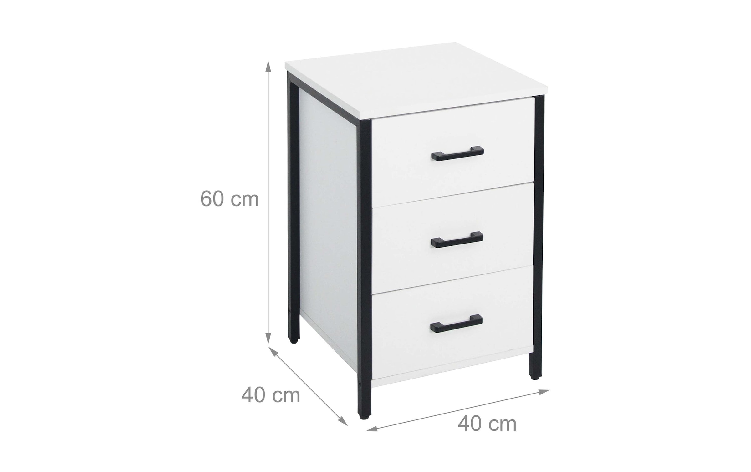 relaxdays Table de nuit »40 x 60 cm«