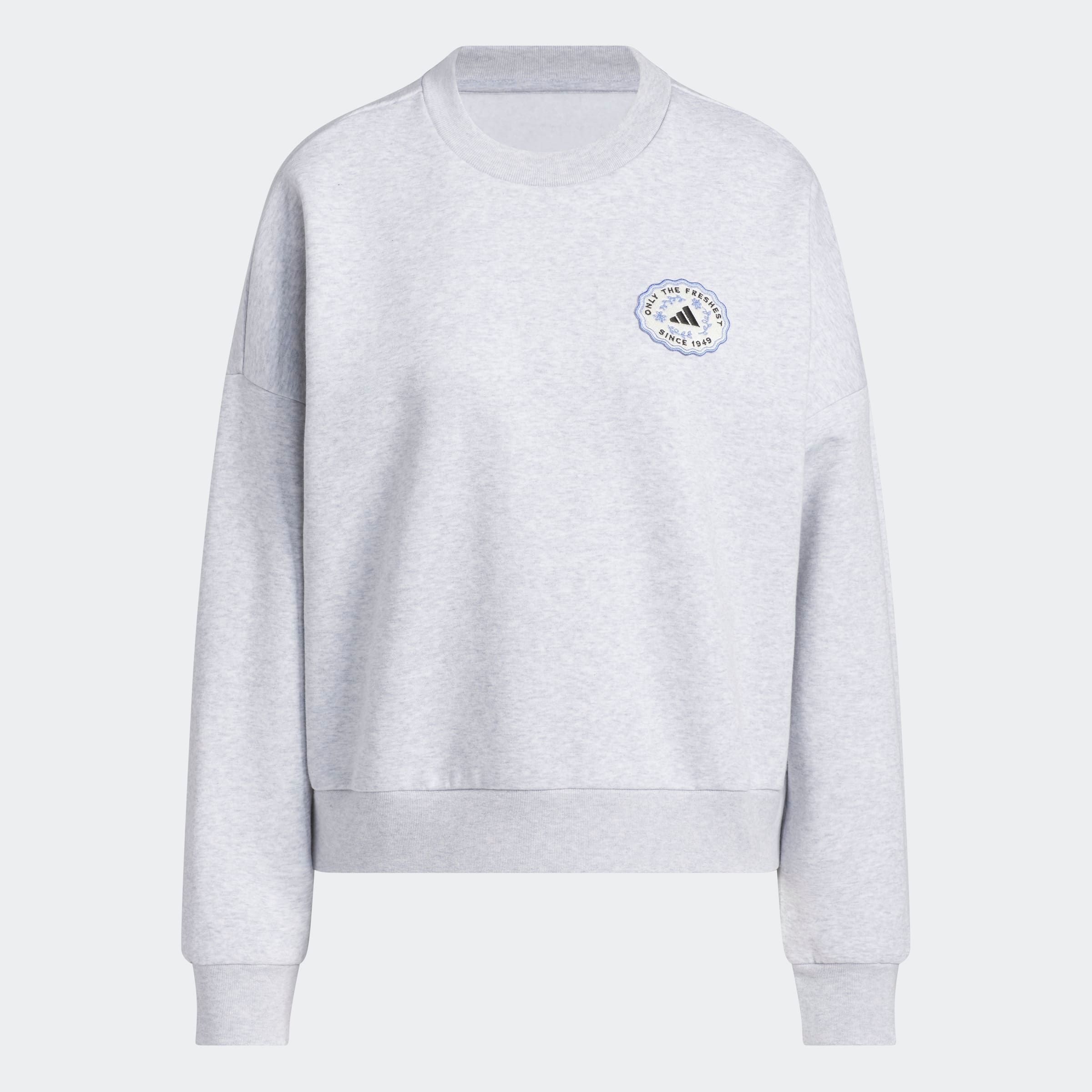 adidas Sportswear Sweatshirt »W FARMMKT SWT«, mit bunter Grafik, ohne Verschluss, lässige Form, aus Baumwollmix
