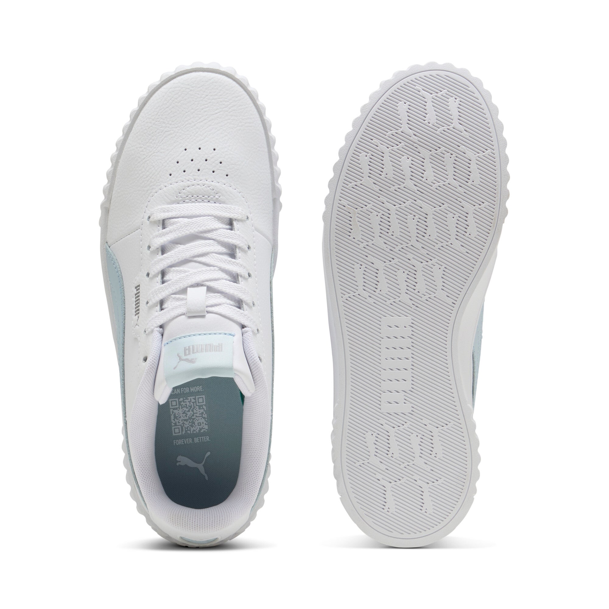 PUMA Sneaker »CARINA 30«  für sportliche Looks, aus Leder, mit weichem Textilfutter