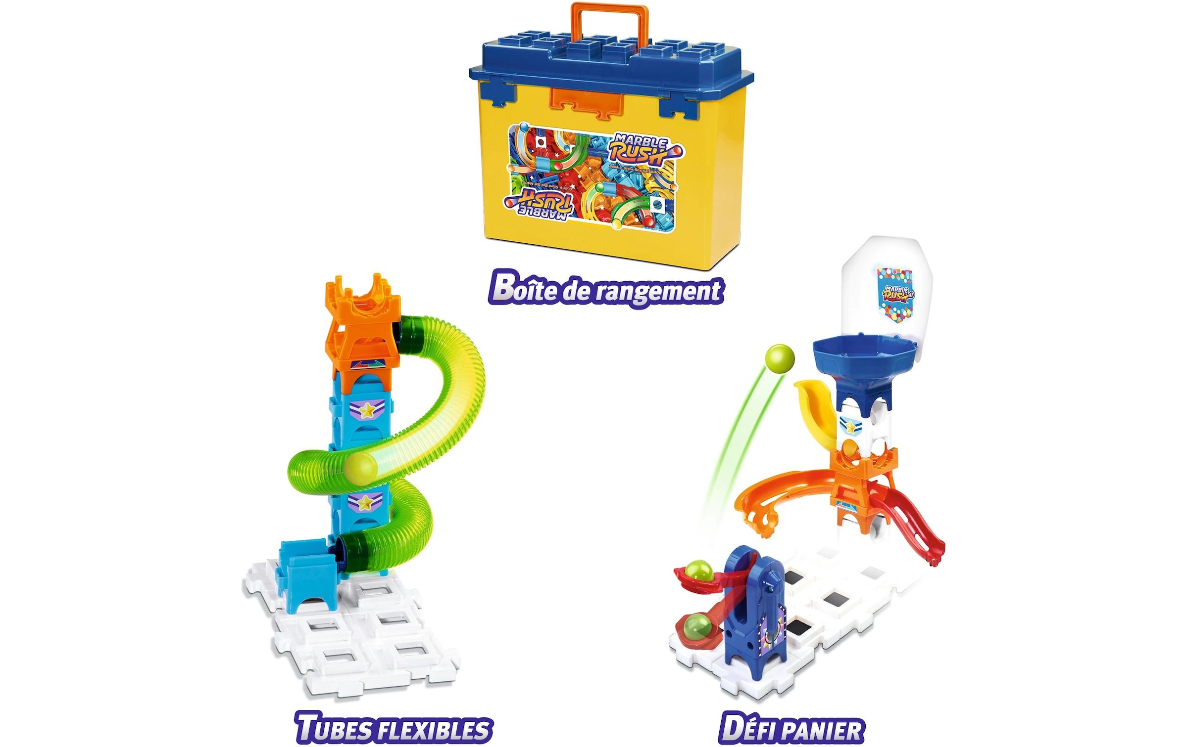 Vtech® Piste de billes »Marble Rush Build & Store Box Set M400 -FR-«