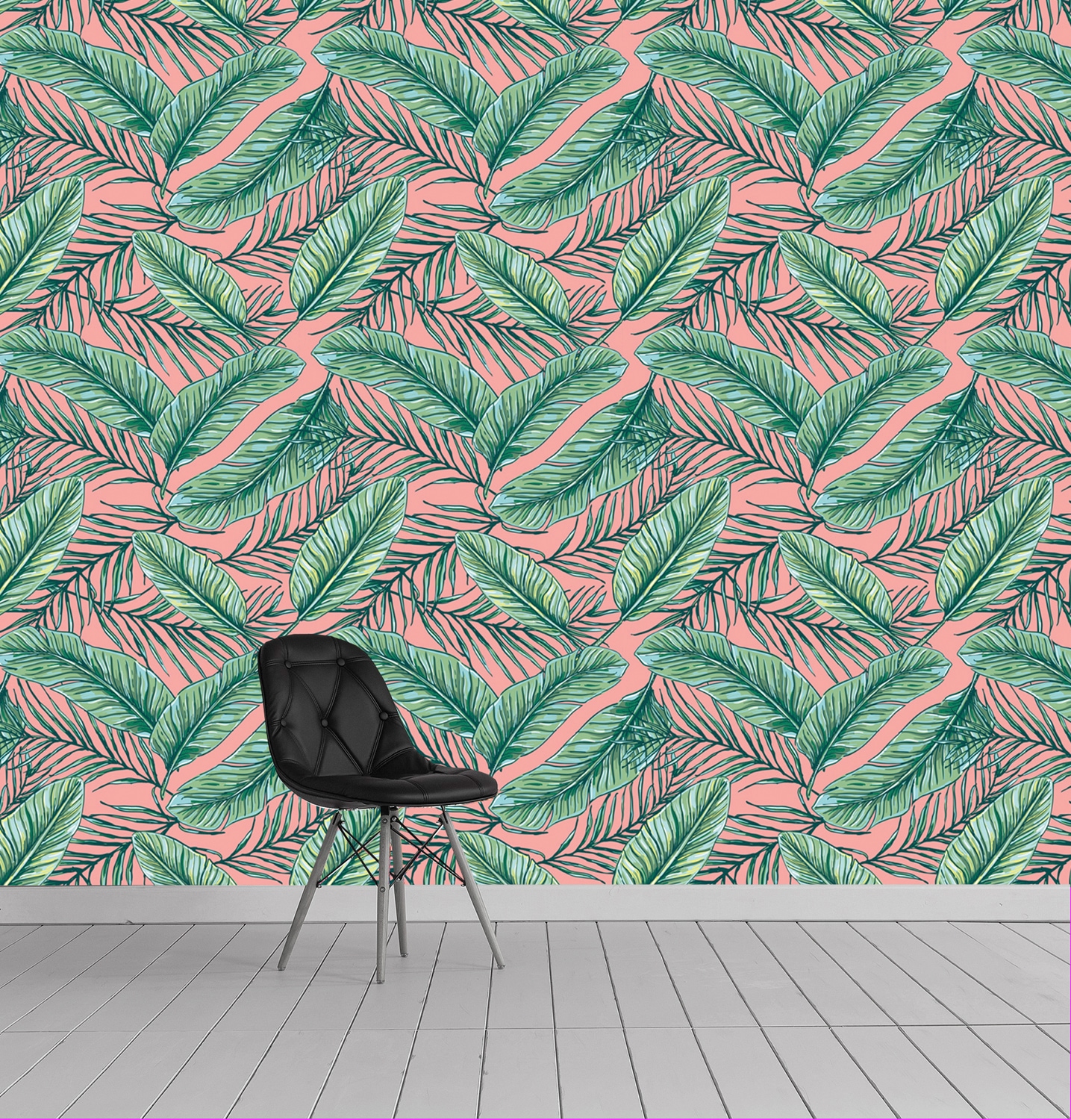 queence Papier peint vinyle »Aughn« Motif | botanique | floral | imprimé | naturellement | à motifs 90x250cm, selbstklebend, kinderleichte Anbringung, , Sticker