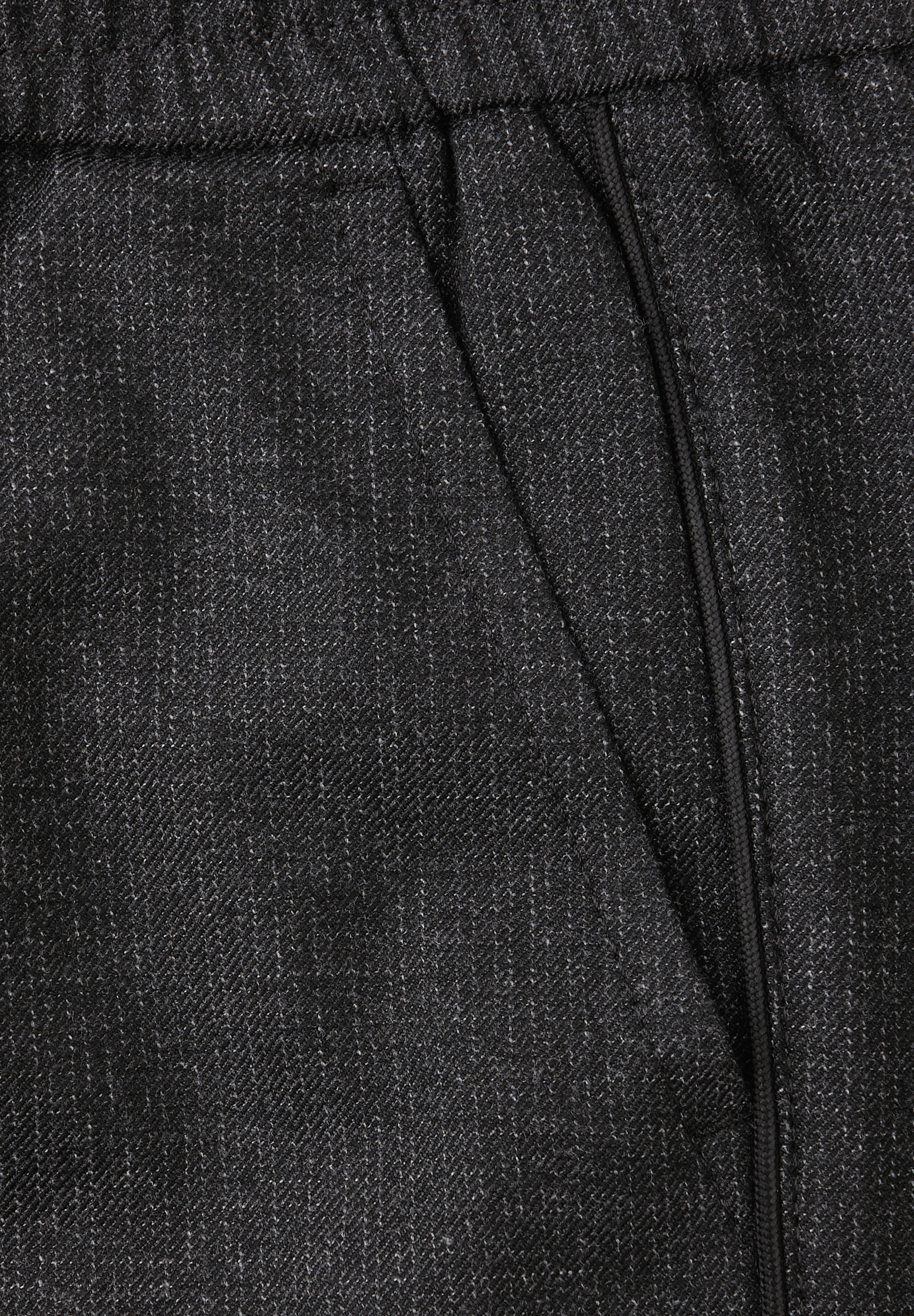 STREET ONE Pantalon à enfiler »Style Bonny«  mit Tape im Leder-Look