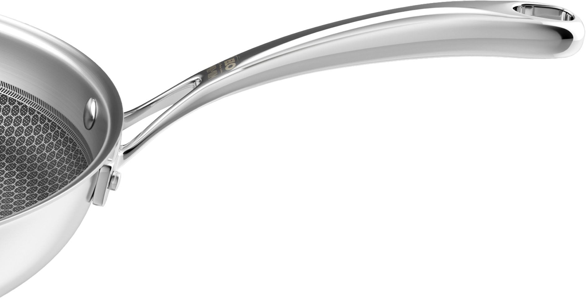 Elo Premium Poêle à frire »Relief Evolution« Edelstahl 18/10 1 pièces tlg. Induktion