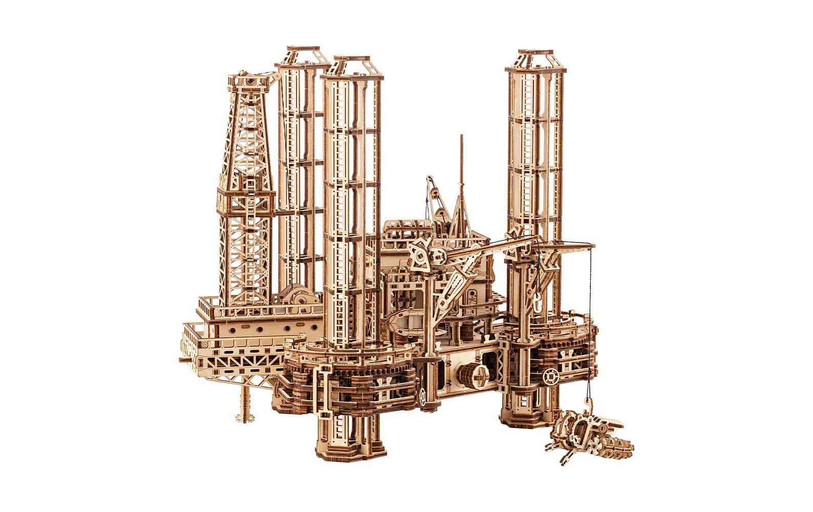   Spielbausteine »WoodTrick Ölbohrinsel«