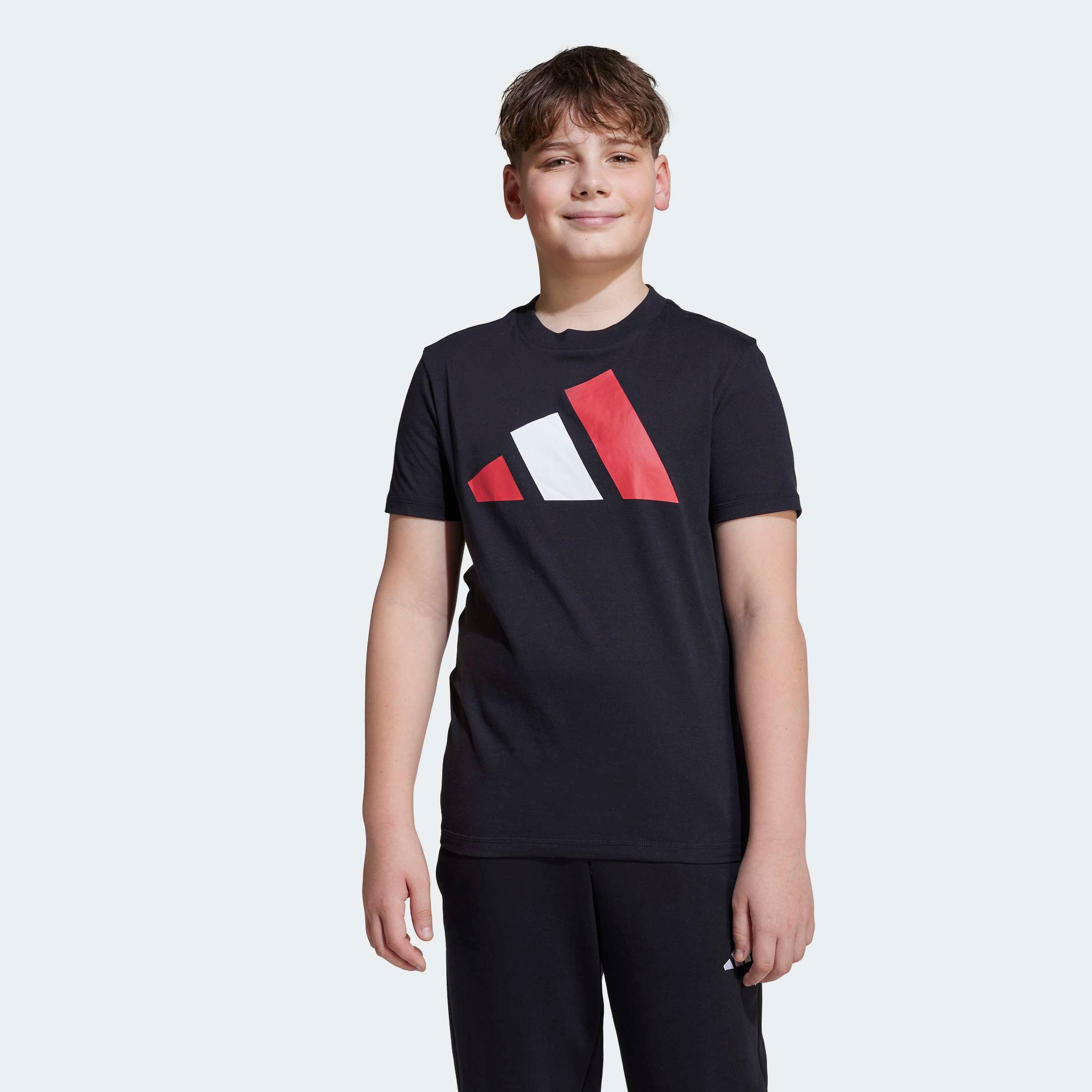 adidas Sportswear T-shirt »ESSENTIALS KIDS« für Kinder und Teens, mit Rundhalsausschnitt, aus 100 % Baumwolle