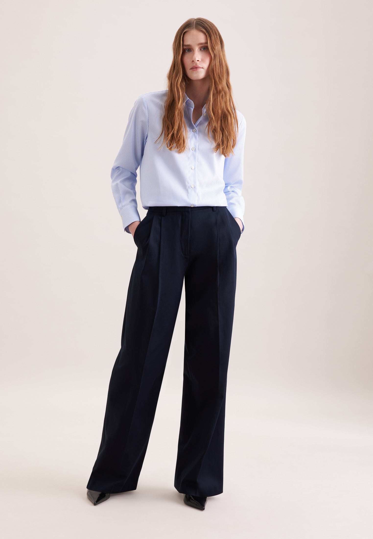 seidensticker Hemdbluse 1/1 Kragen Gestreift