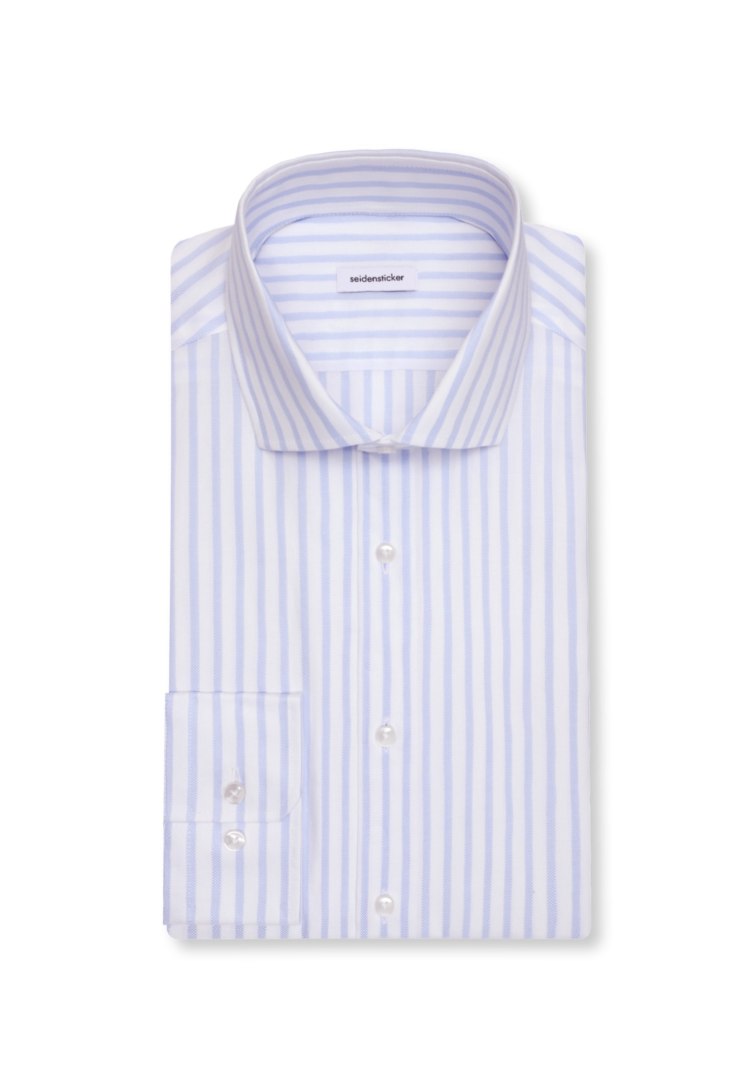 seidensticker Businesshemd »Schwarze Rose« Slim 1/1 Kentkragen Gestreift