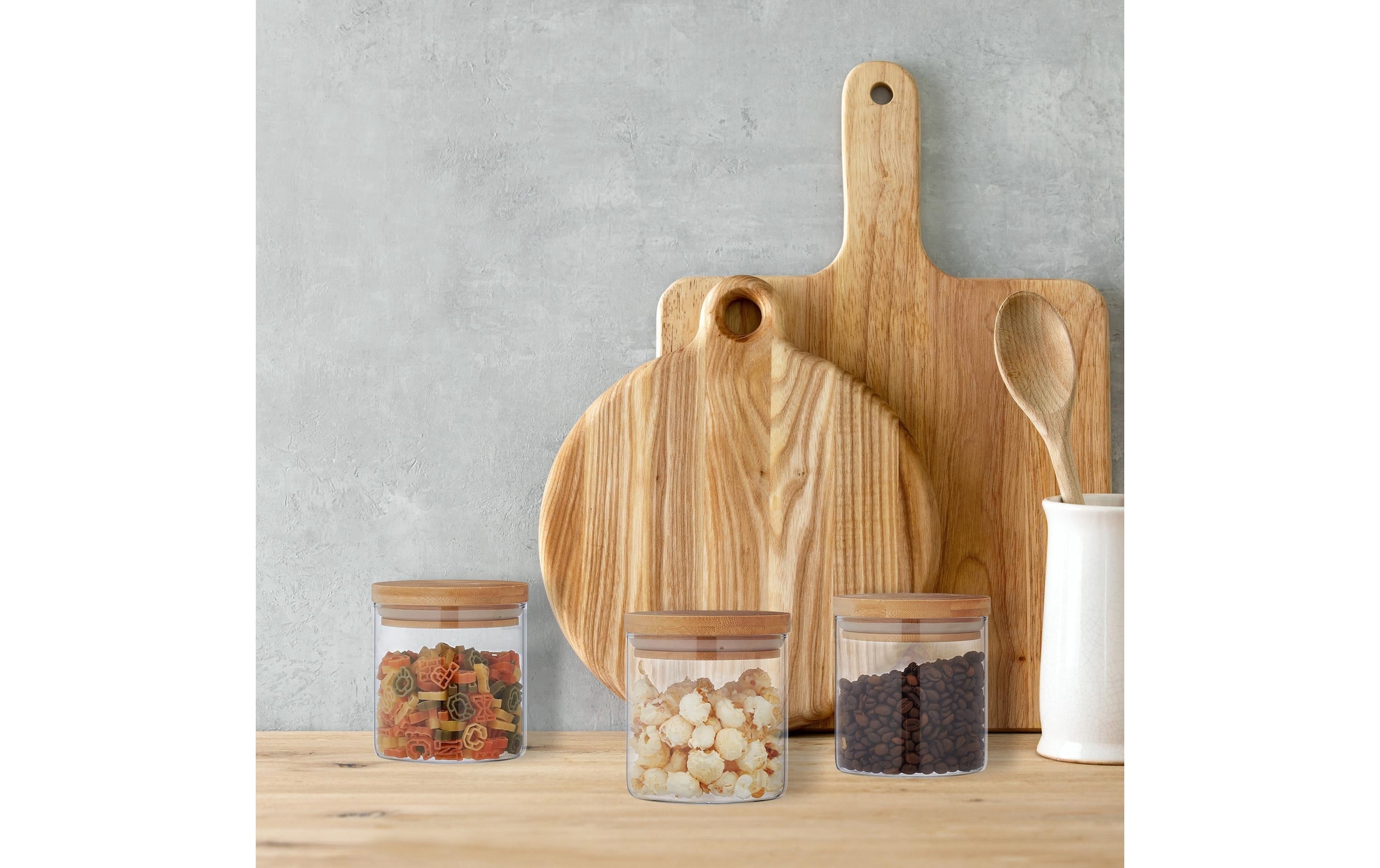 relaxdays Bocal à provisions »0.5 l« compatible lave-vaisselle
