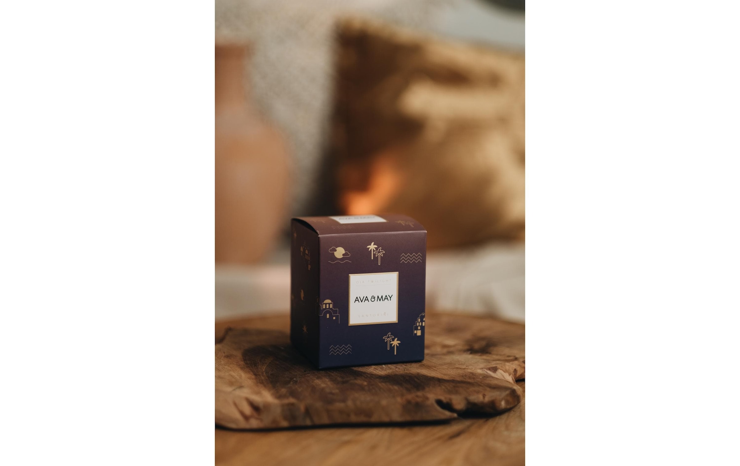AVA & MAY Bougie parfumée »Oia Twilight 180 g«