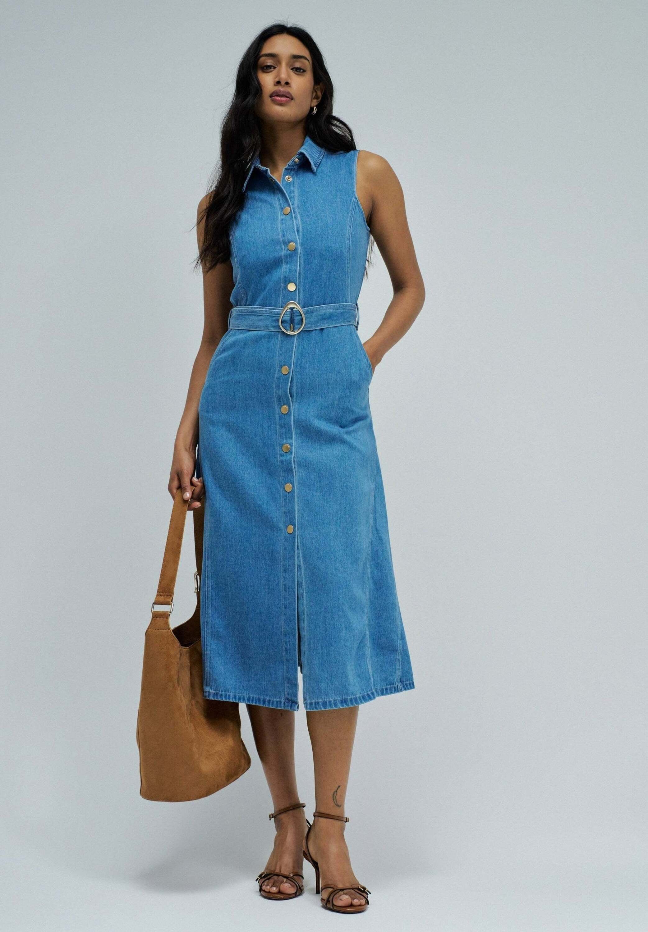 Salsa Robe midi »Salsa Jeans Midikleid Sleeveless Belt«