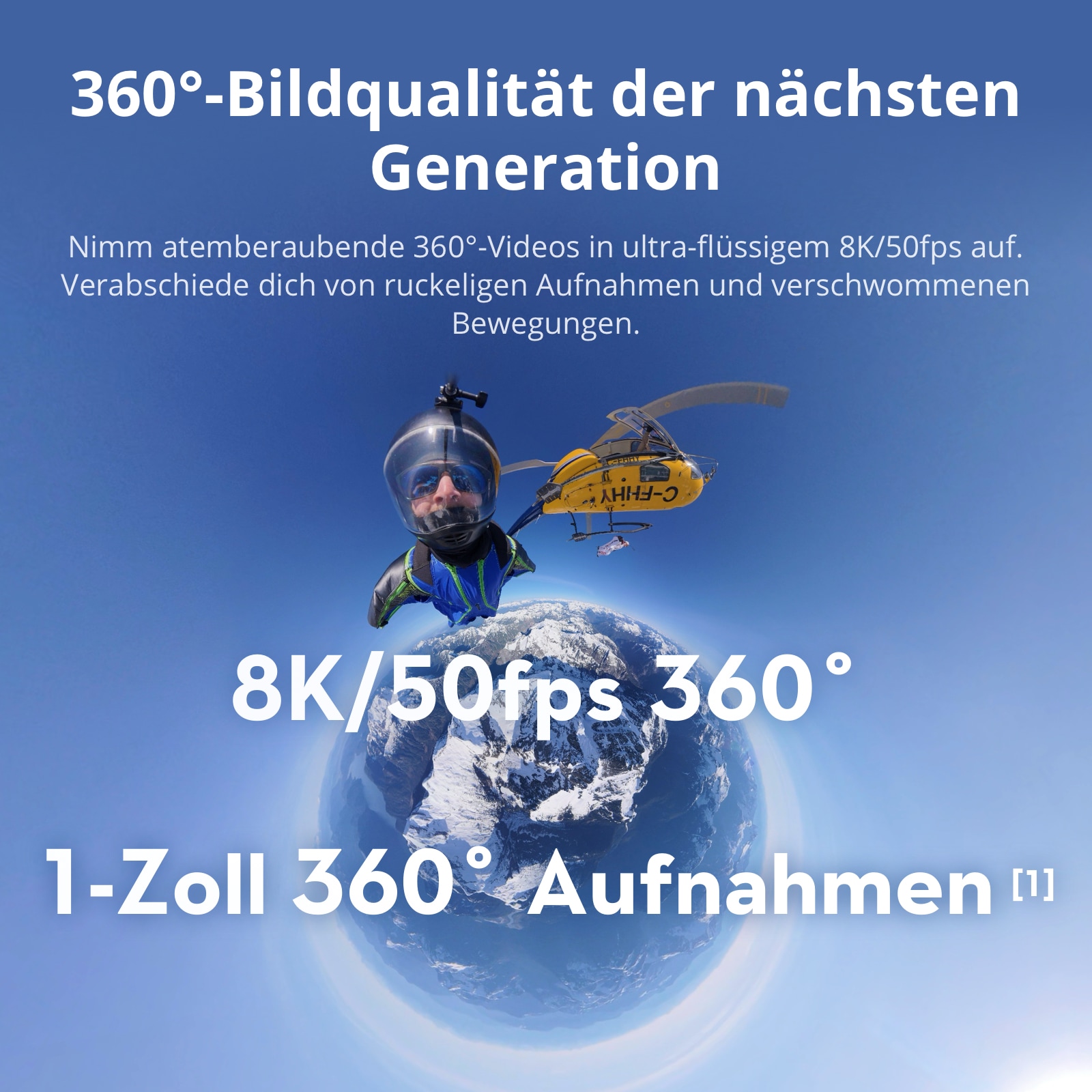DJI Action-Cam »Osmo 360 Standard Combo« 8K 360°-Kamera