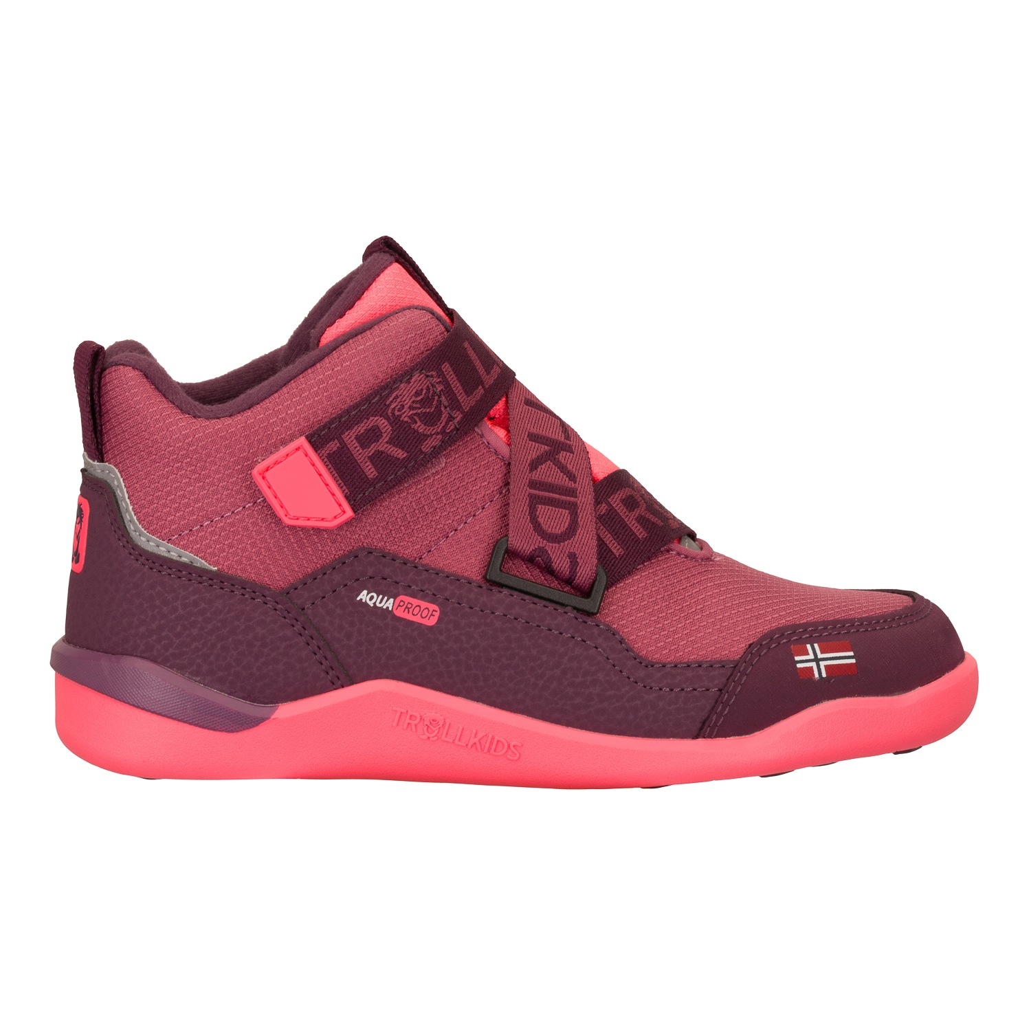 TROLLKIDS Barfussschuh »KIDS NORDFJORD BAREFOOT WINTER HIKER«  wasserdicht, warmes Fleecefutter