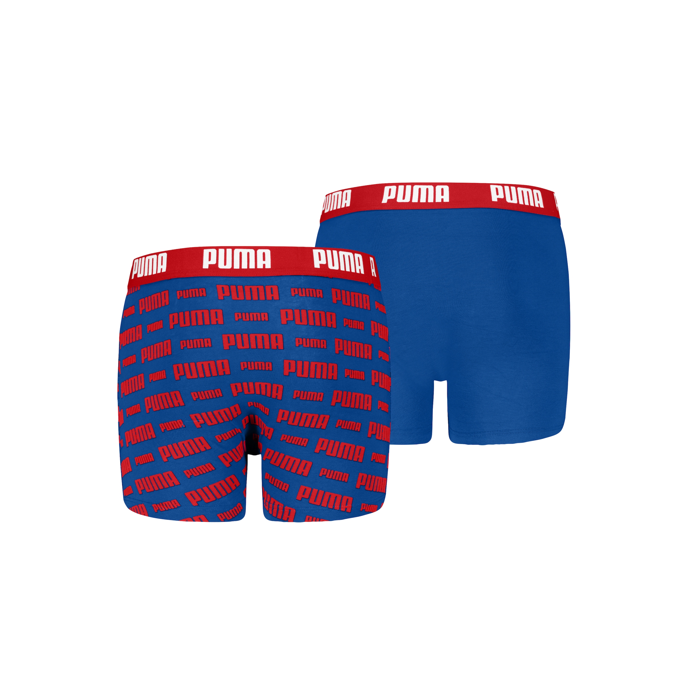 PUMA Boxers »PUMA BOYS EVERYDAY LOGO PRINT BOXERS 2P« Paquet, 2er Pack,  mit breitem Logobund