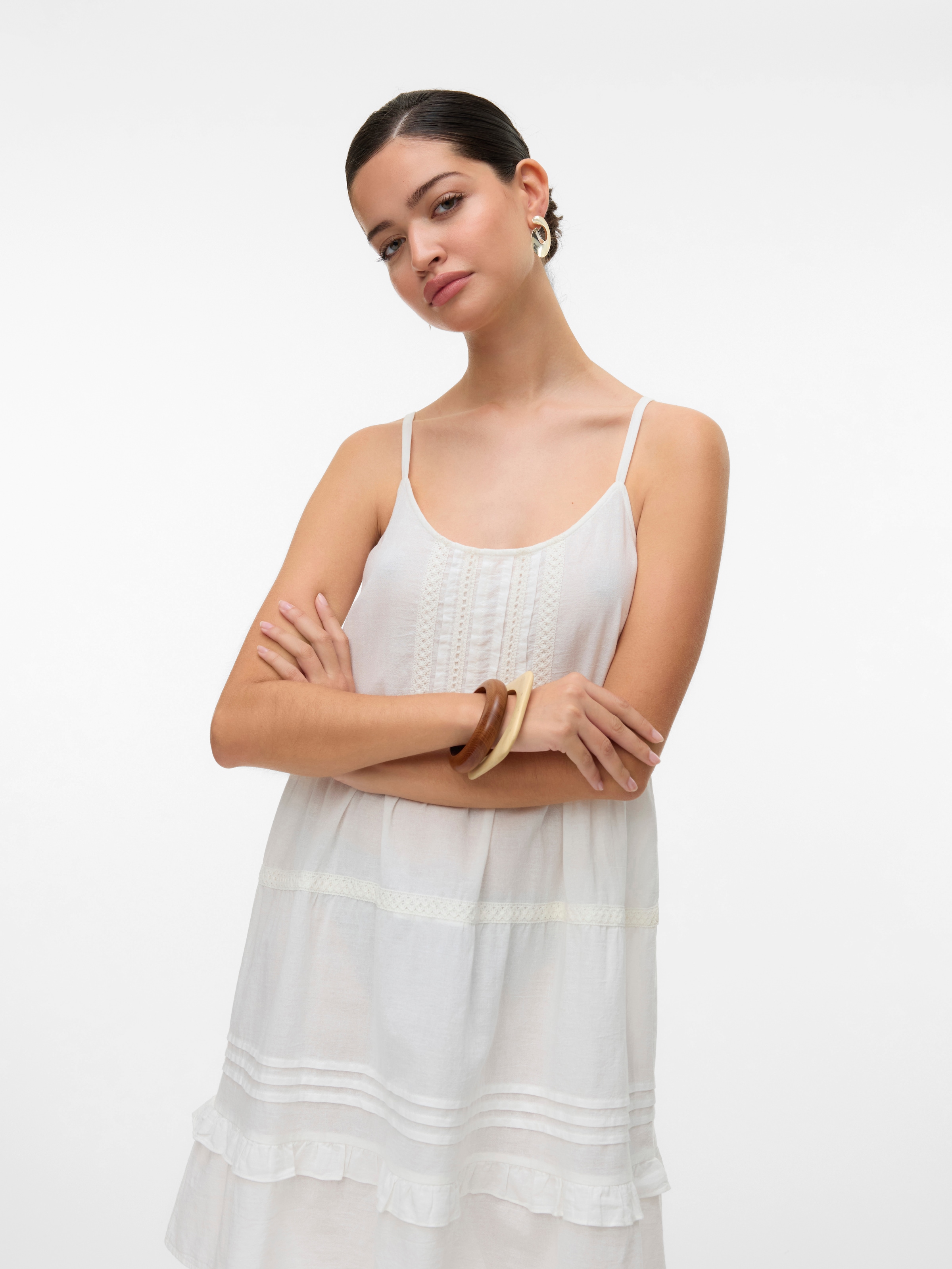 Vero Moda Trägerkleid »VMPRETTY SHORT SINGLET DRESS WVN GA NOOS« Sommerkleid,