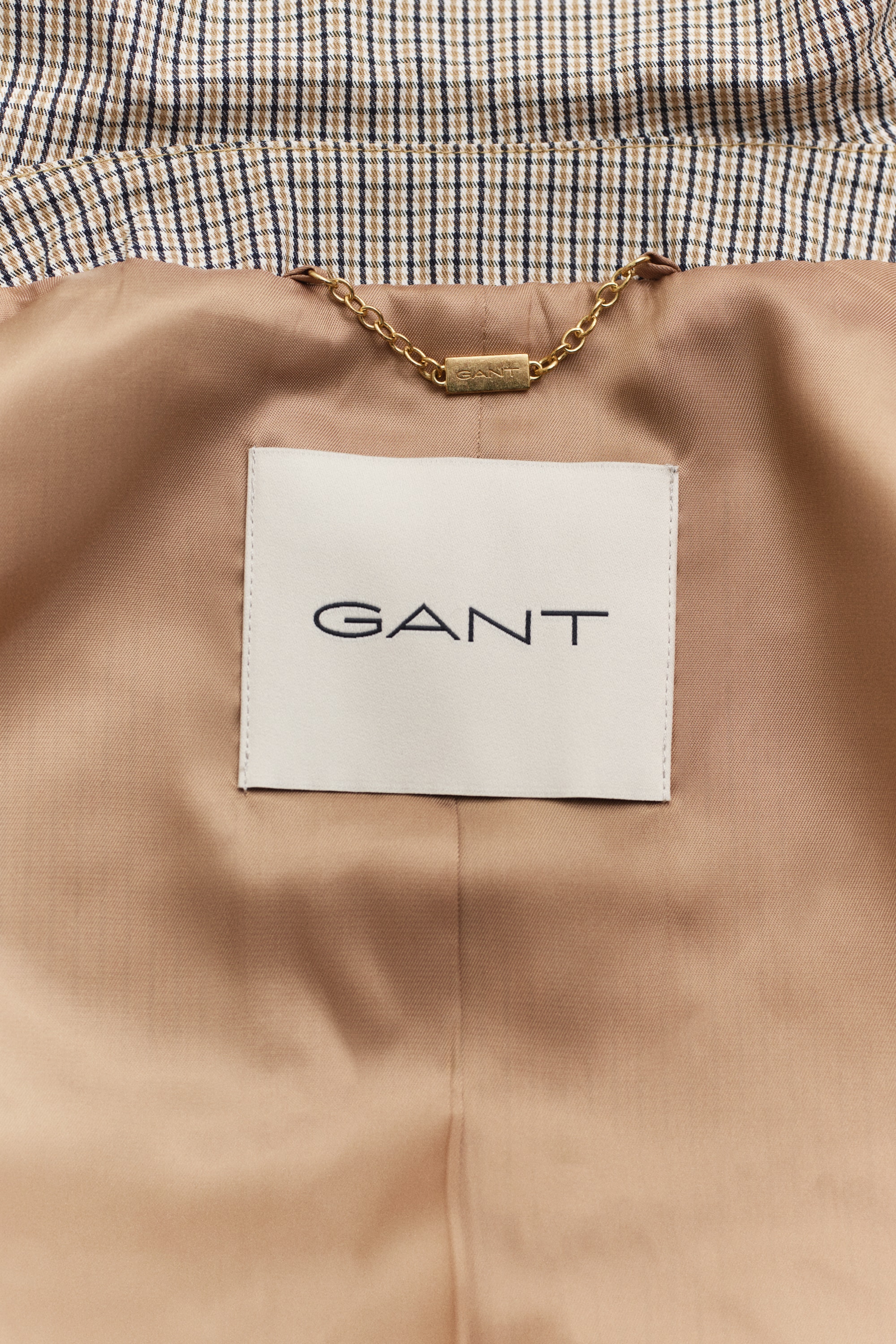 Gant Manteau court »CHECKED COTTON BLEND CAR« Regular fit mit praktischen Taschen