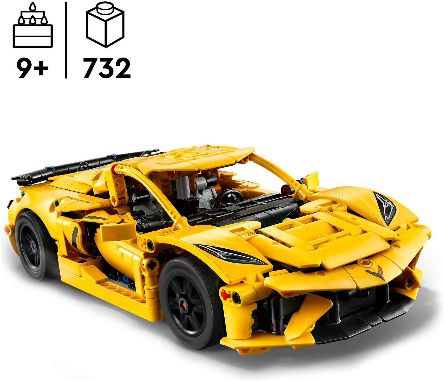 LEGO® Konstruktionsspielsteine »Chevrolet Corvette Stingray (42205), LEGO® Technic« Made in Europe
