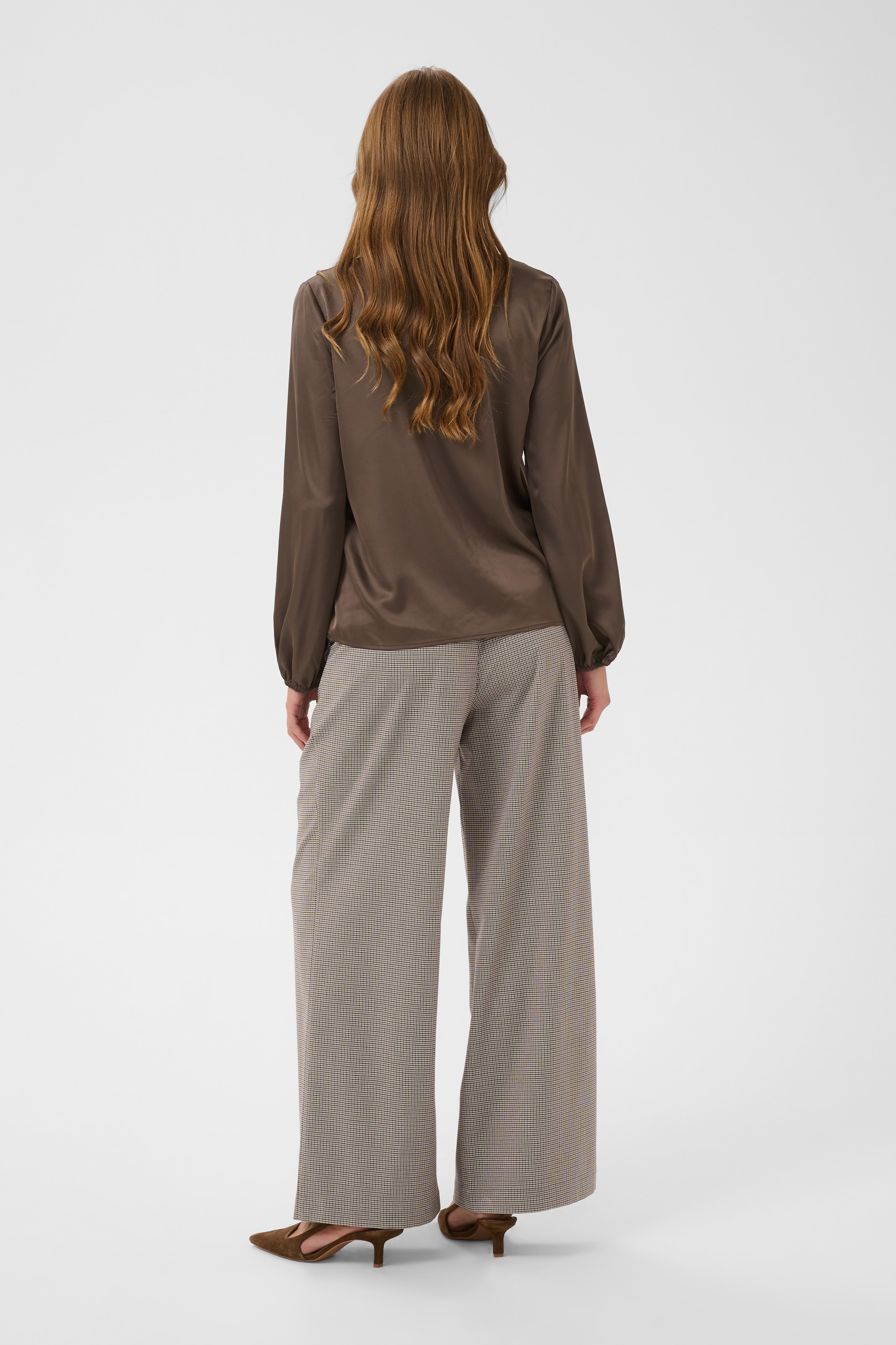Saint Tropez Chemisier à volants »LodisaSZ Blouse« mélange de matériaux, coupe régulière