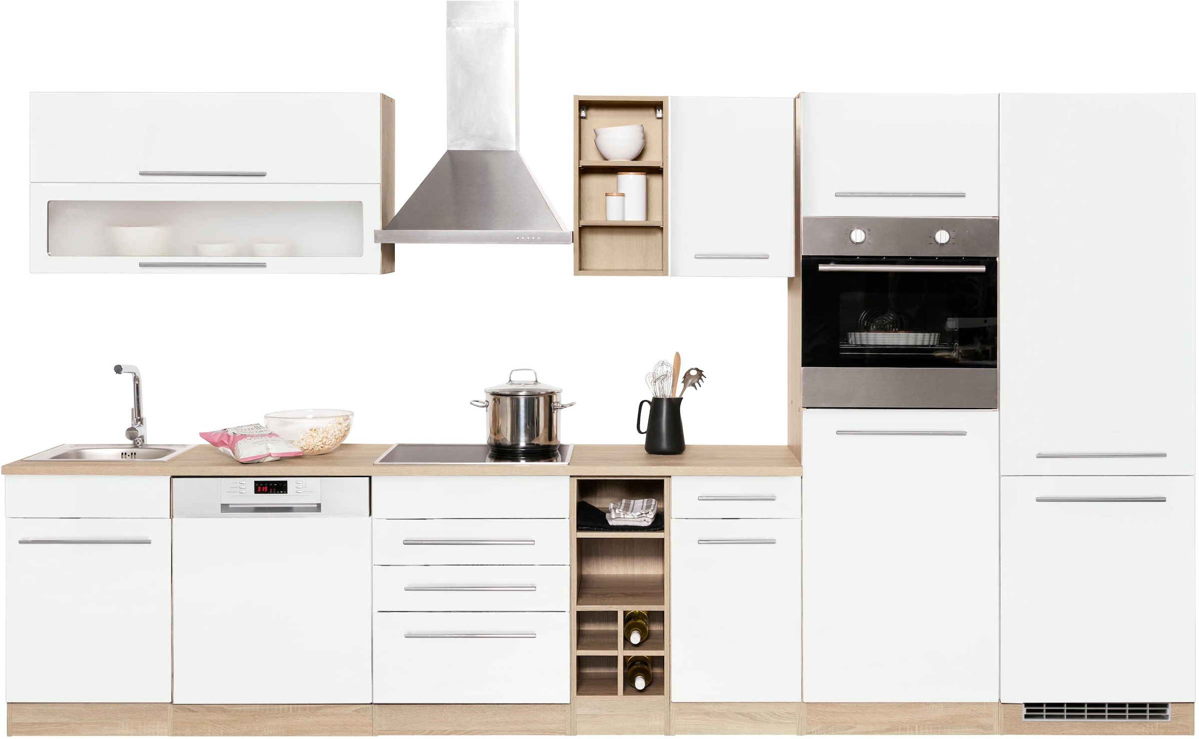 KOCHSTATION Kitchenette »KS-Eton« sans appareils électroniques, largeur 360 cm